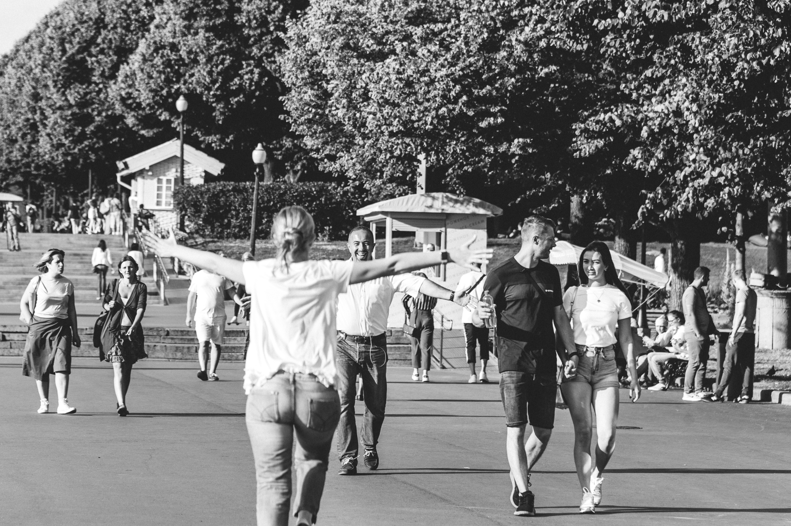 Семейная фотосессия в парке Горького. Семейный фотограф в Москве Елена Снегирева