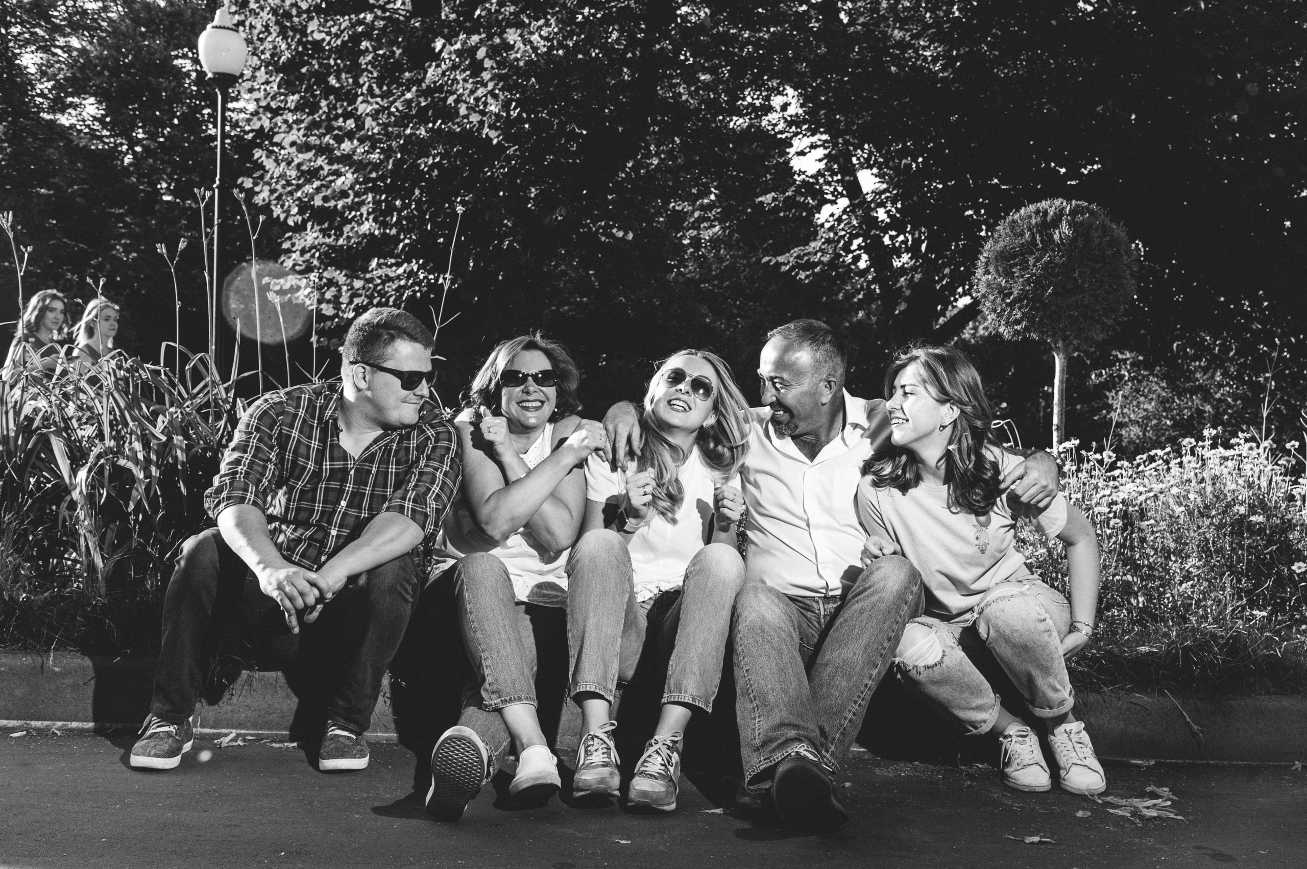 Семейная фотосессия в парке Горького. Семейный фотограф в Москве Елена Снегирева