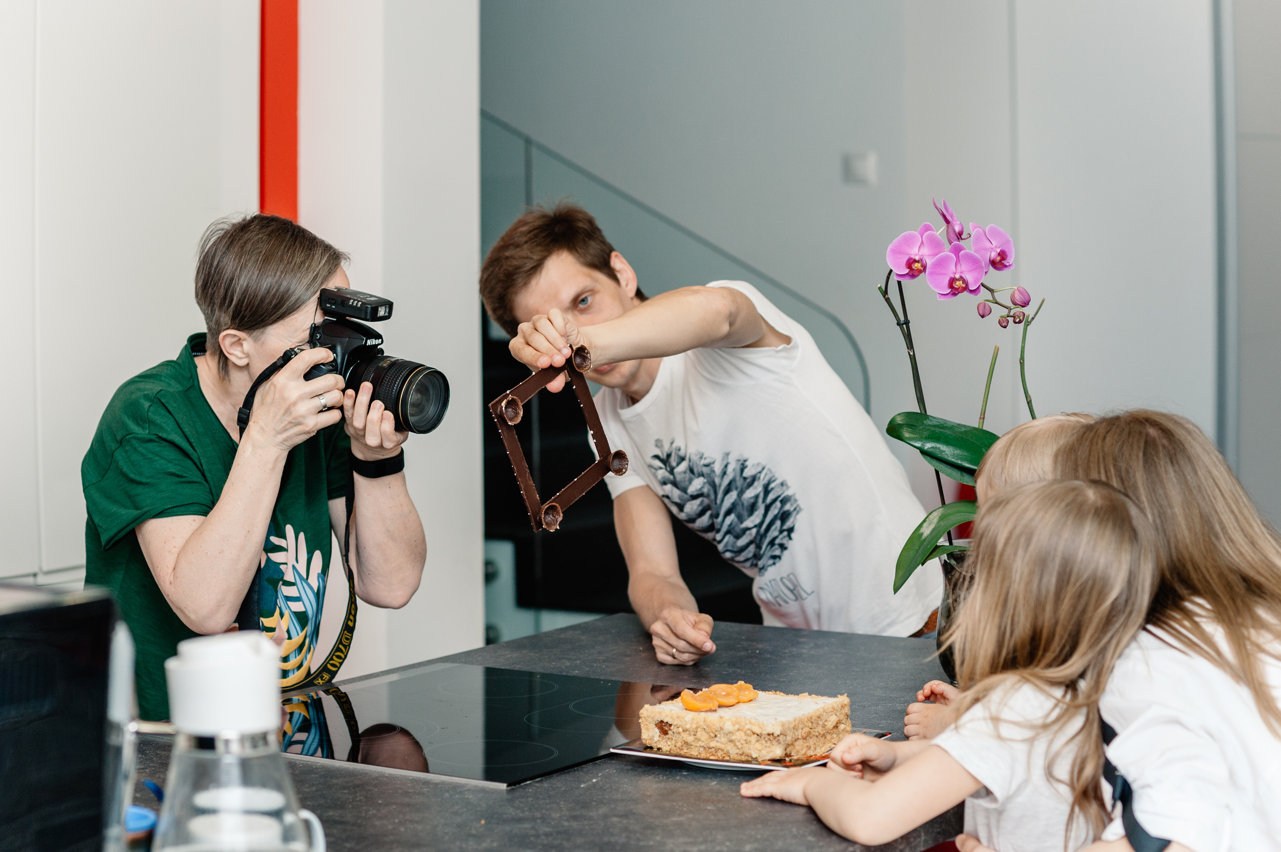 Семейная фотосессия в коттеджном поселке. Семейный фотограф в Москве Елена Снегирева