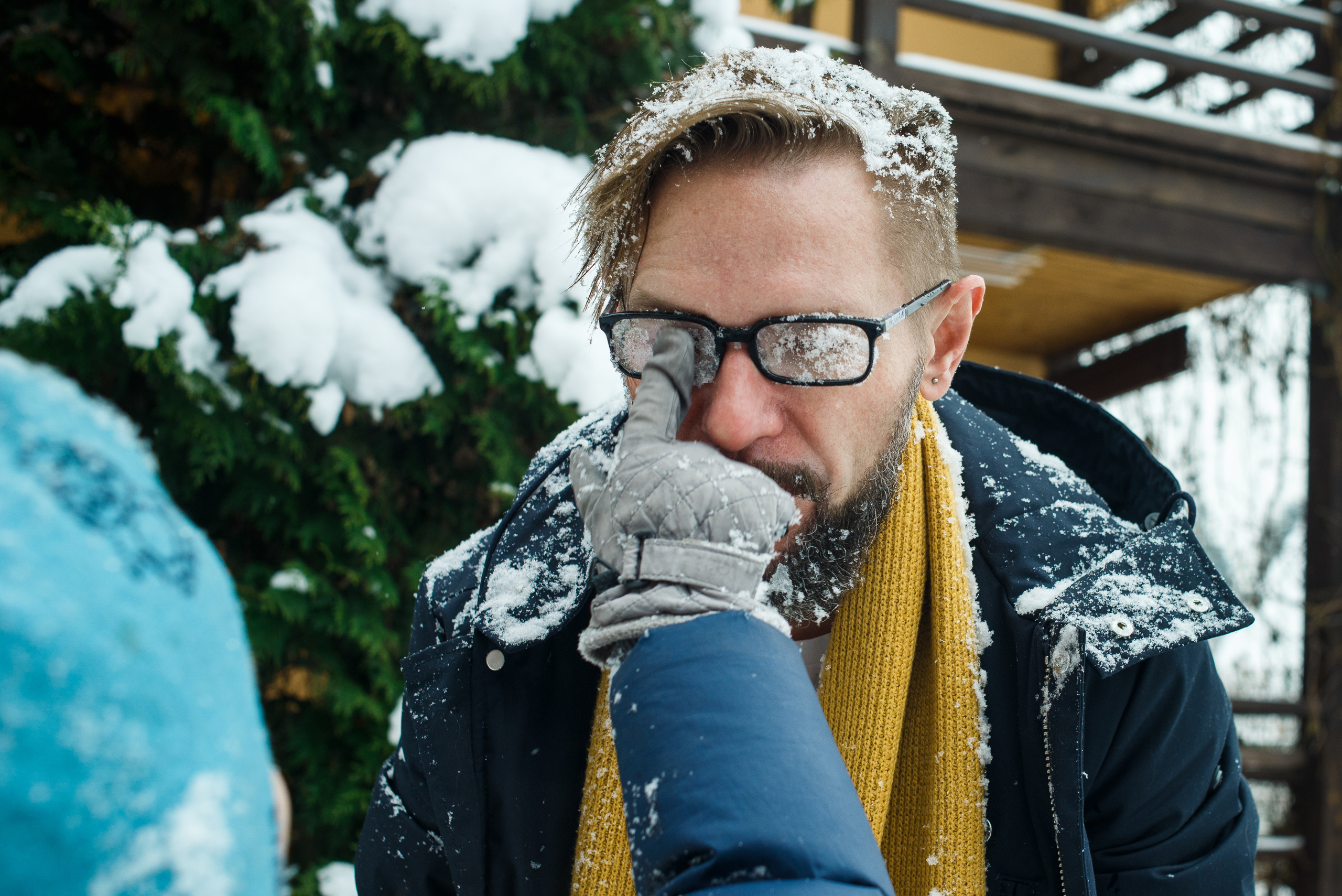 Зимняя семейная фотосессия с хорошим настроением. Семейный фотограф в Москве Елена Снегирева