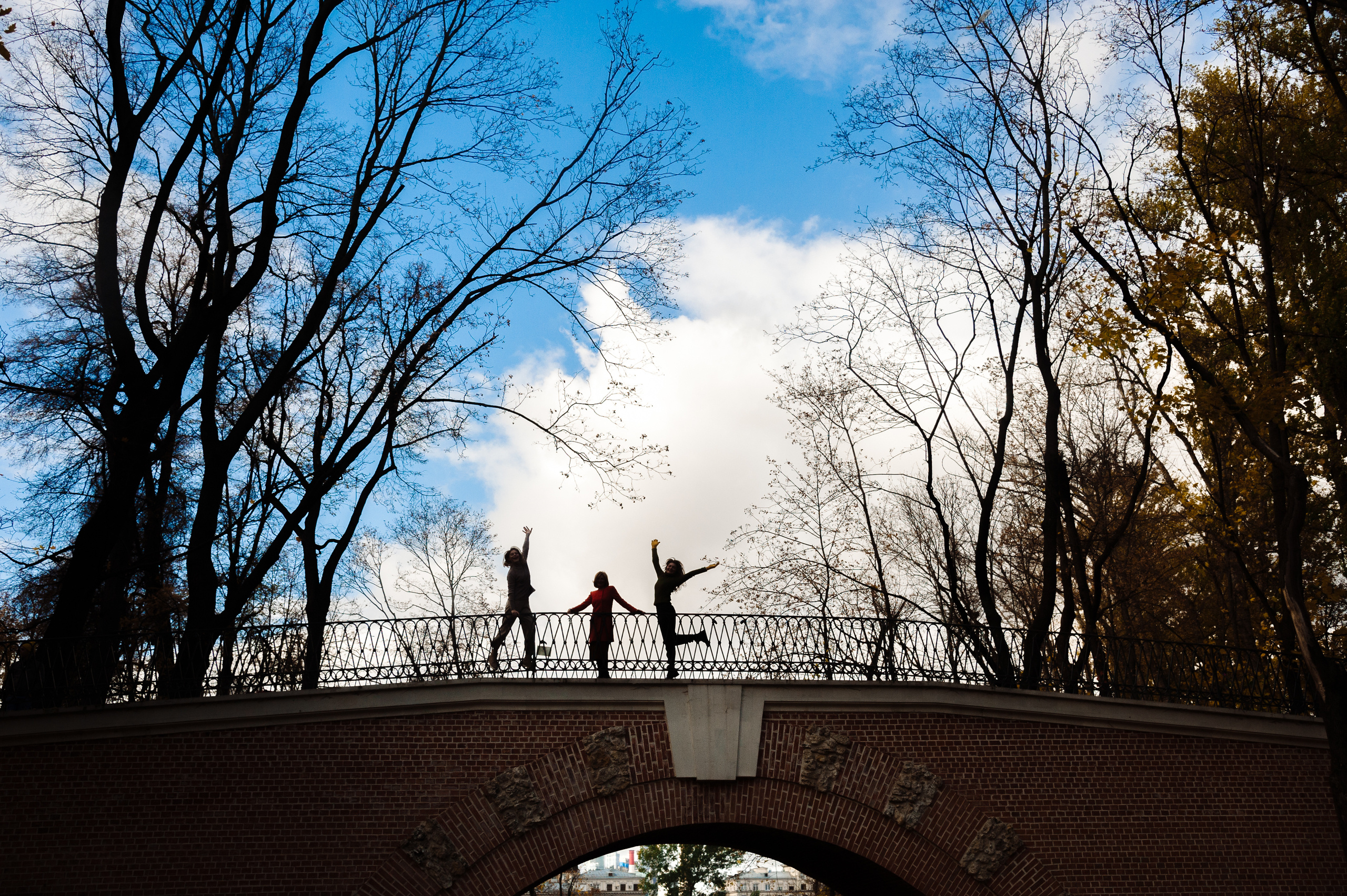Семейная фотосессия в Нескучном саду. Семейный фотограф в Москве Елена Снегирева