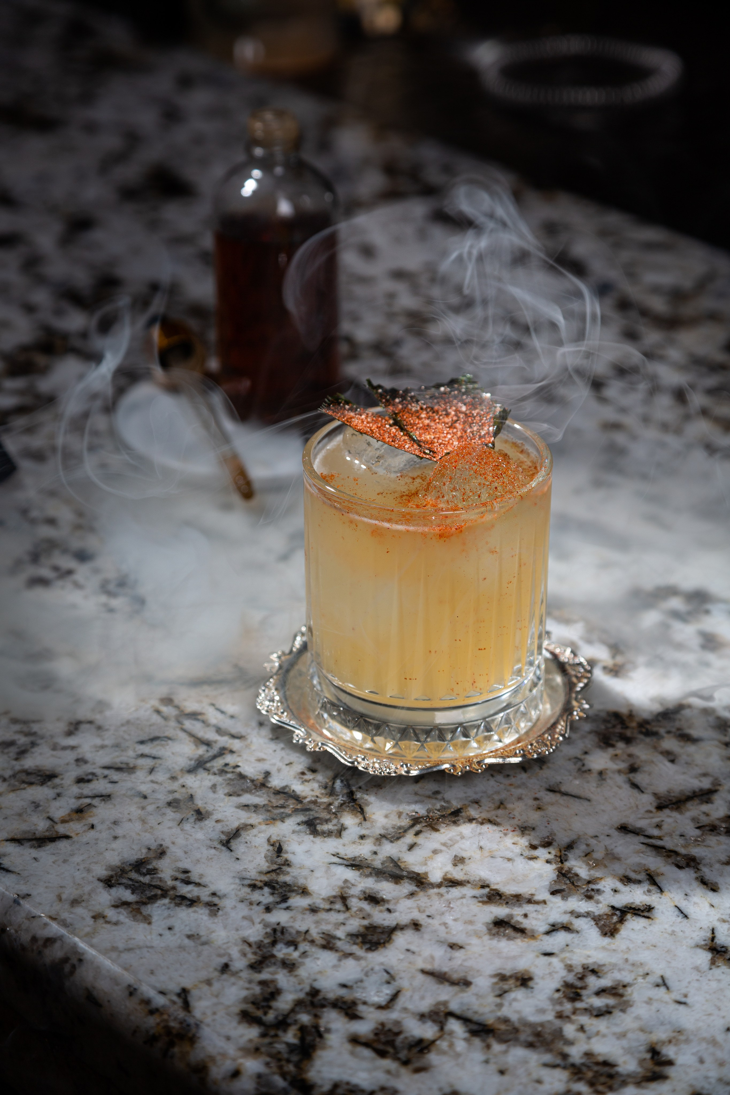 Коктейльная карта для бара «Детектив, где вы?». Ольга Панкова предметный и фуд-фотограф в Краснодаре