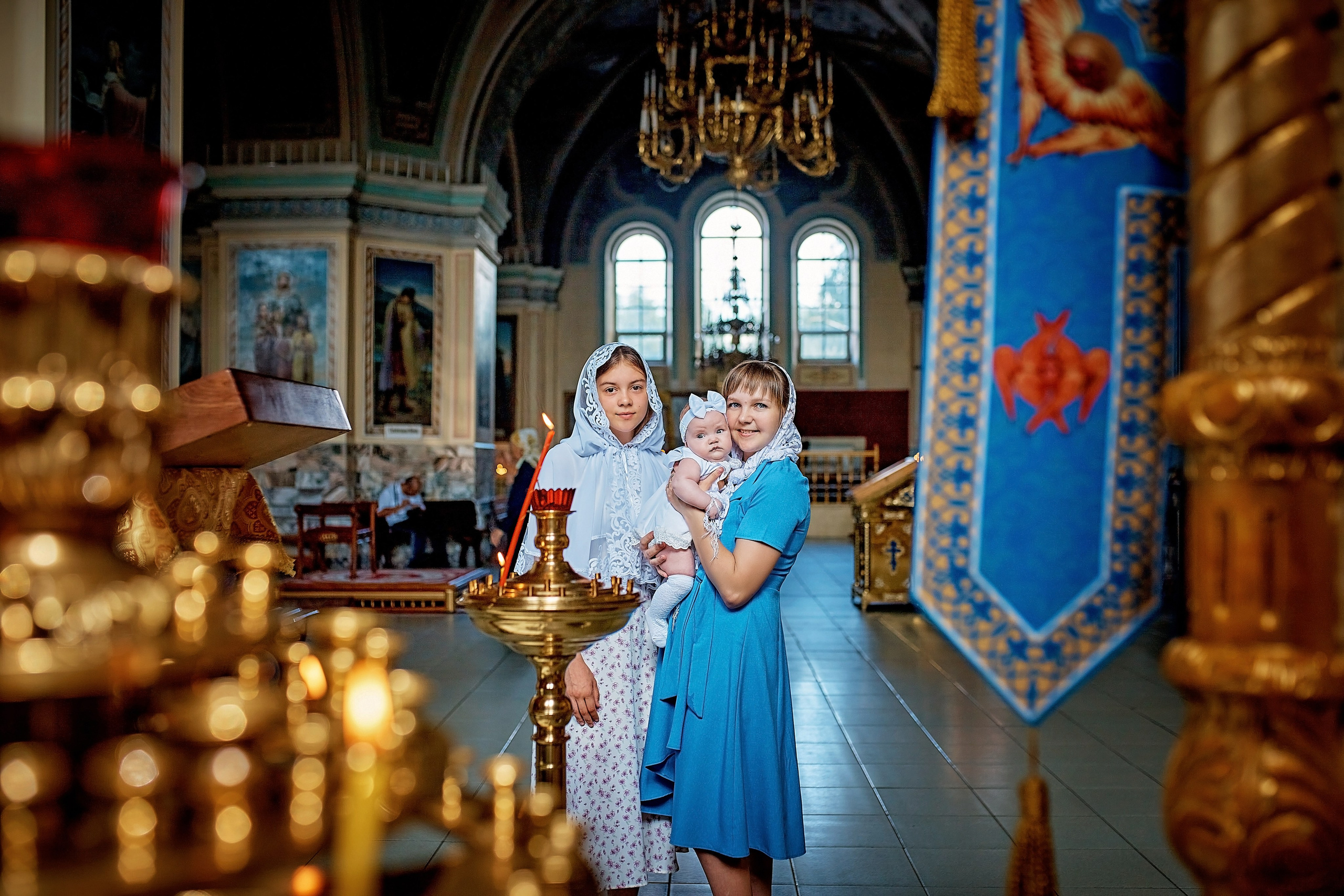 Крещение Екатерина. Фотограф на Крещение и Венчание в Барнауле