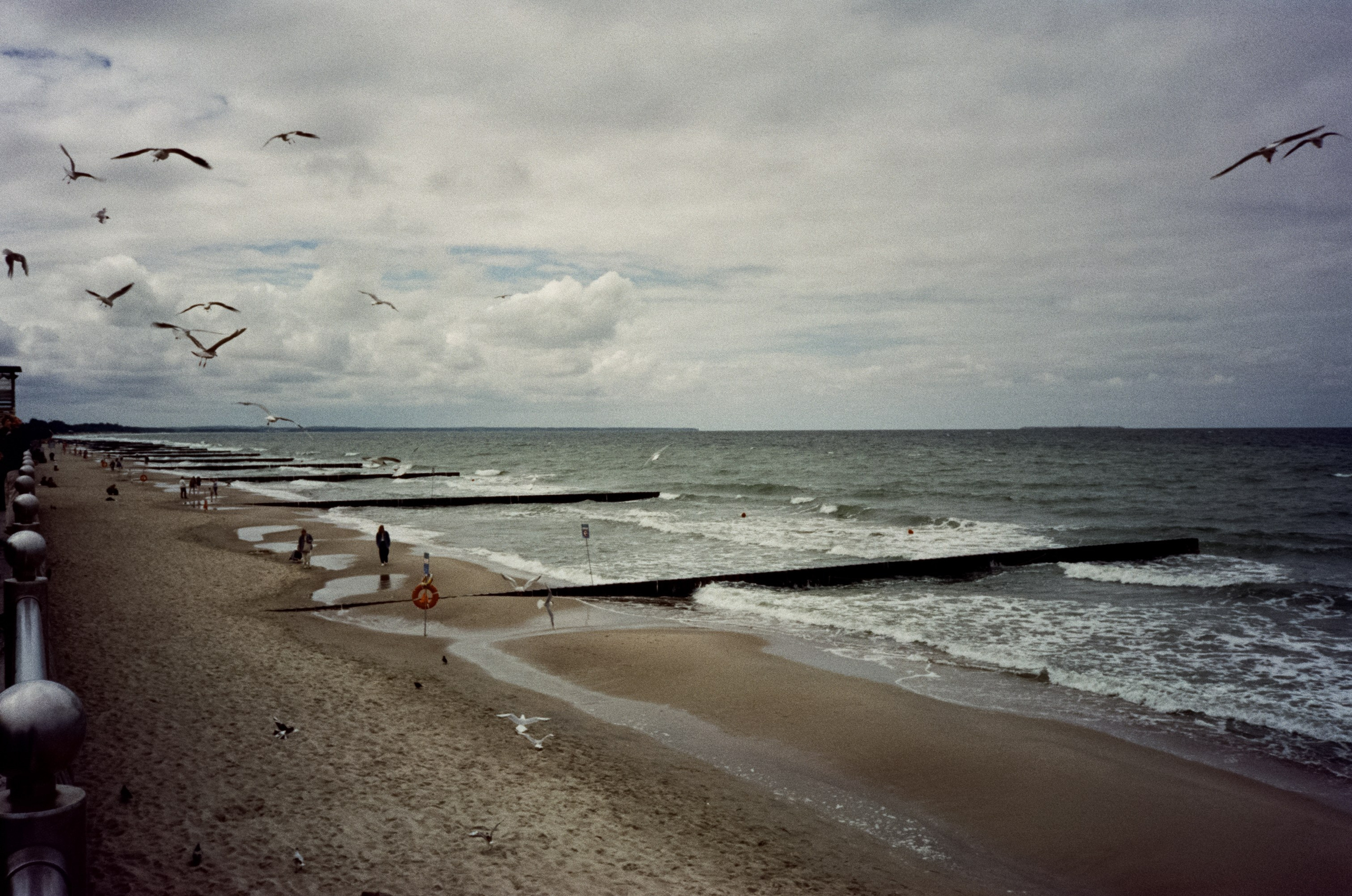 Зеленоградск. Море, пирс и вид на Куршскую косу. Фотограф-документалист Мария Осокина