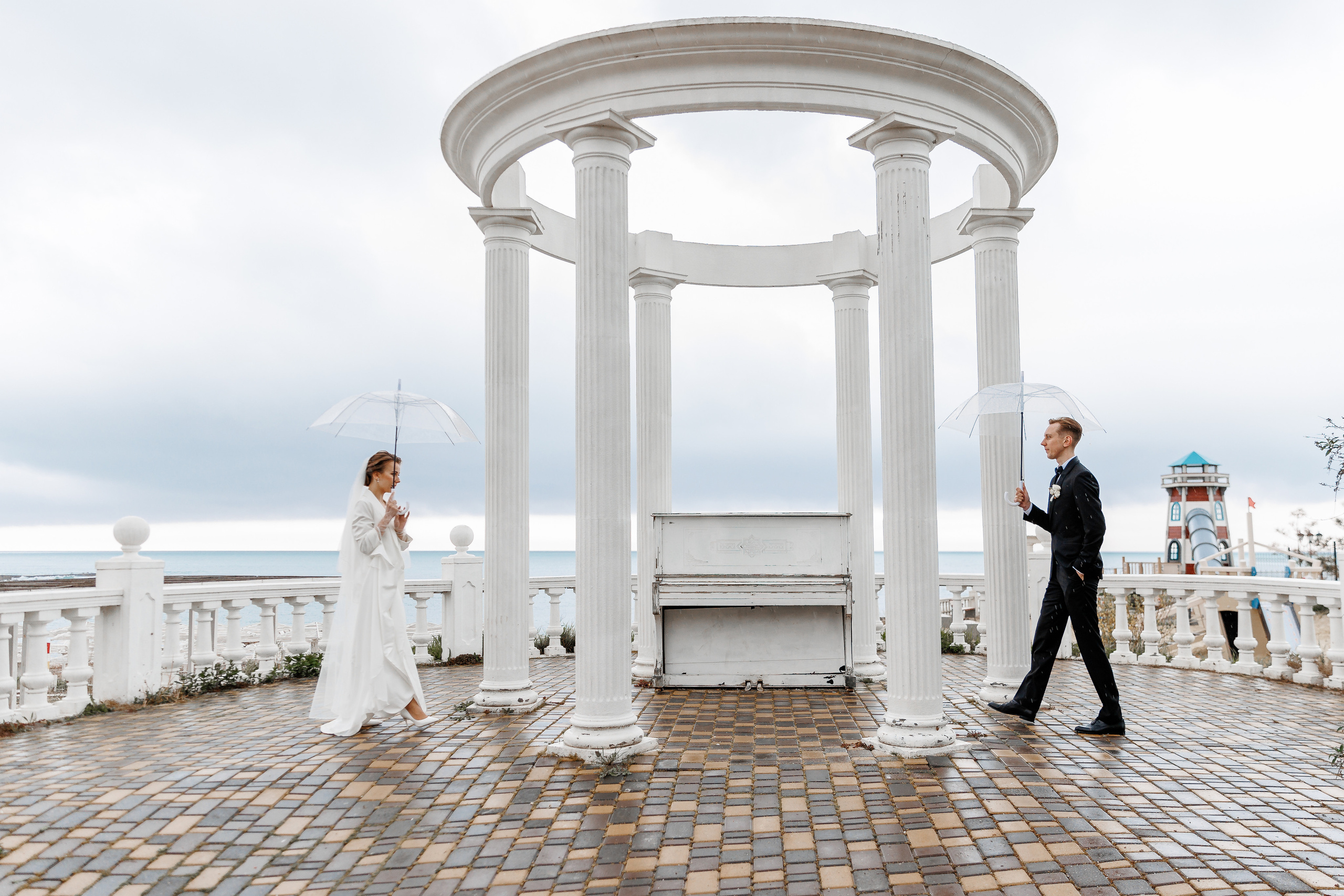 Море, дождь и Севастополь. Анонс свадьбы Григория и Анны. Свадебный фотограф в Крыму и Севастополе Ольга Баскакова