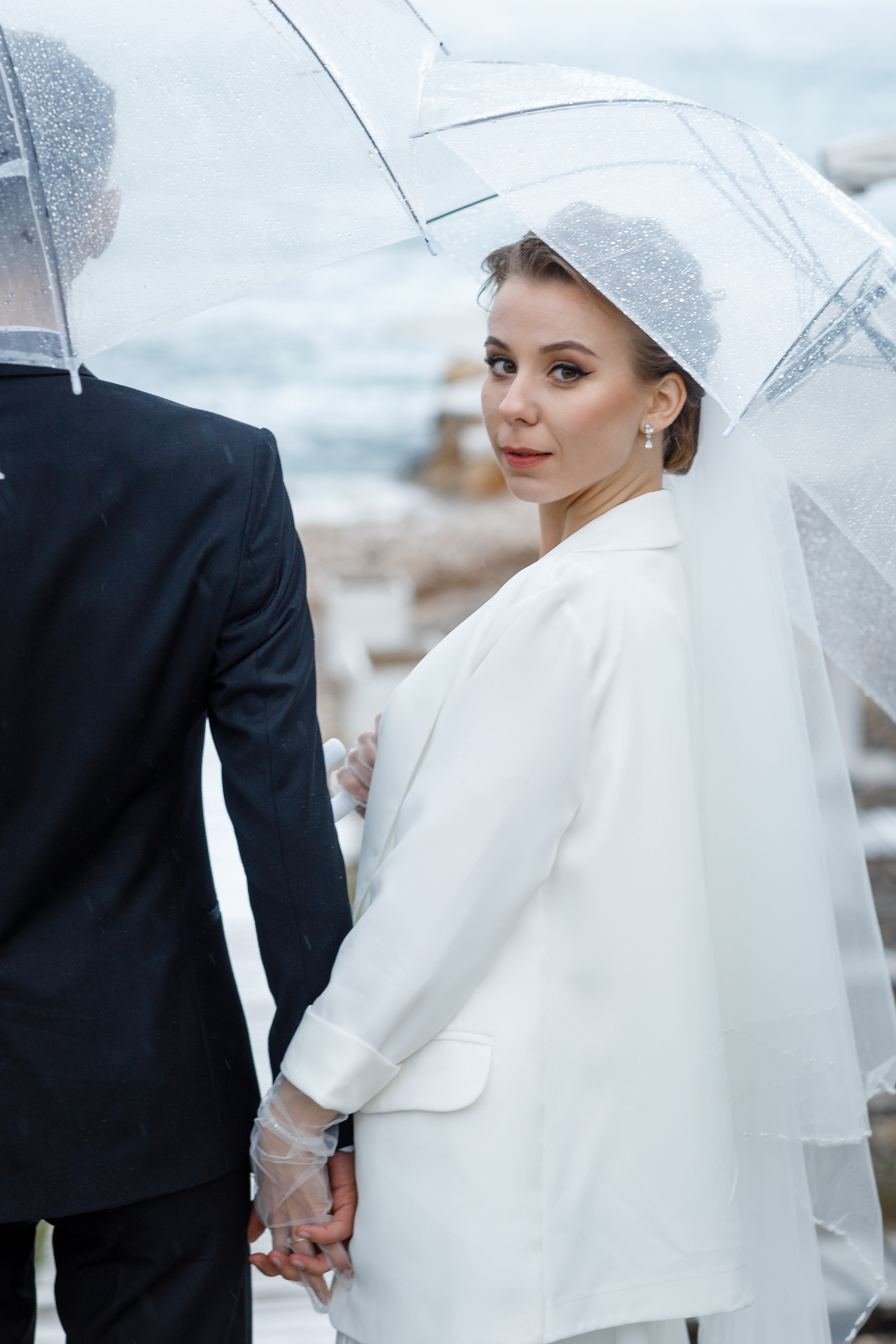 Море, дождь и Севастополь. Анонс свадьбы Григория и Анны. Свадебный фотограф в Крыму и Севастополе Ольга Баскакова