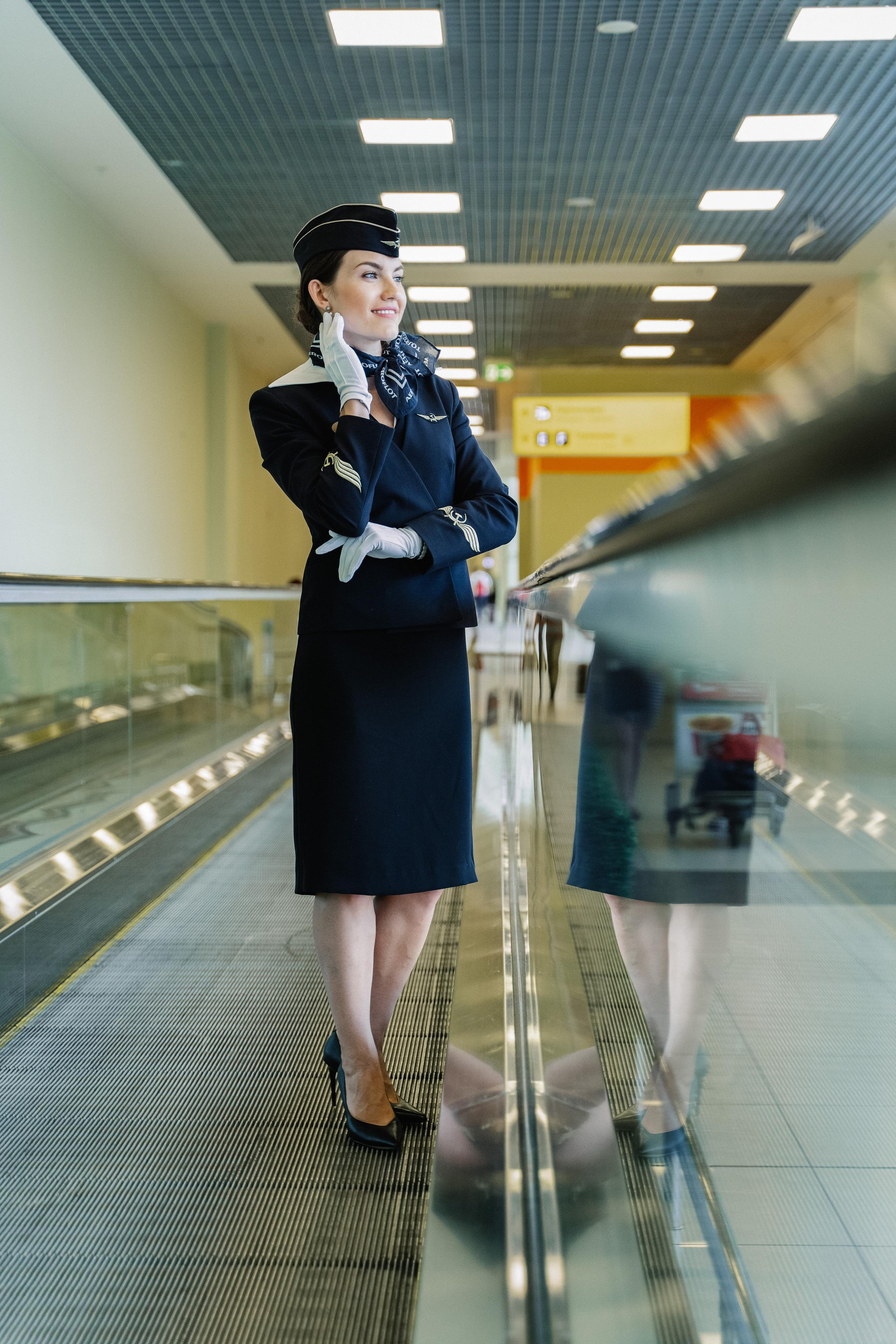 Flight attendant. Forograf|Skåne|Ängelholm