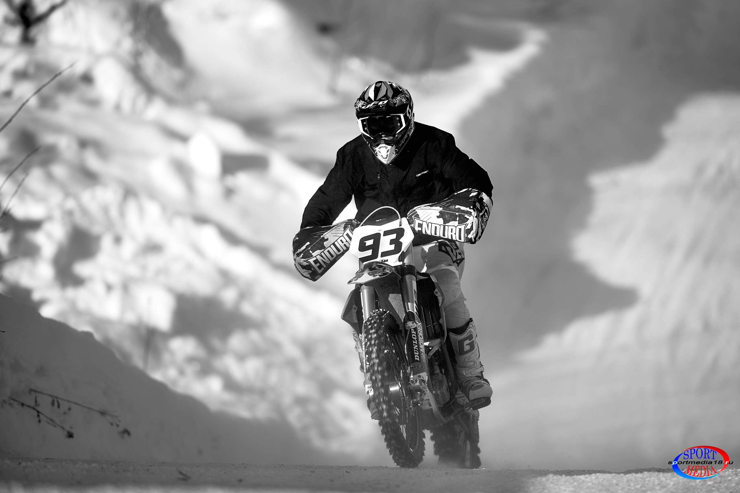 3 этап Кубка Удмуртской Республики по мотокроссу. Воткинск 23.02.2025. Спортивный репортажный фотограф в Ижевске Сергей Мерзляков