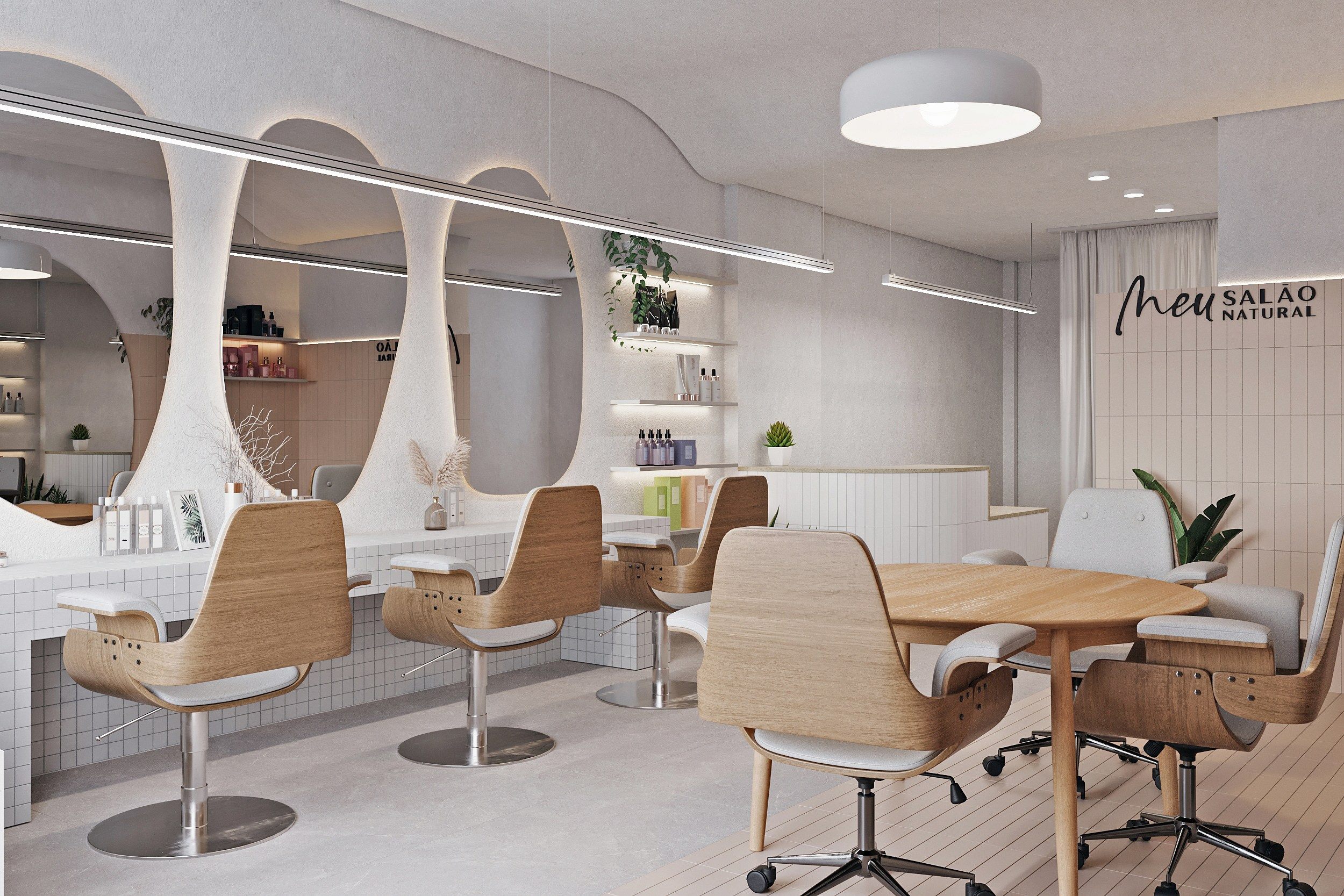 Визуализация салона красоты. Главная