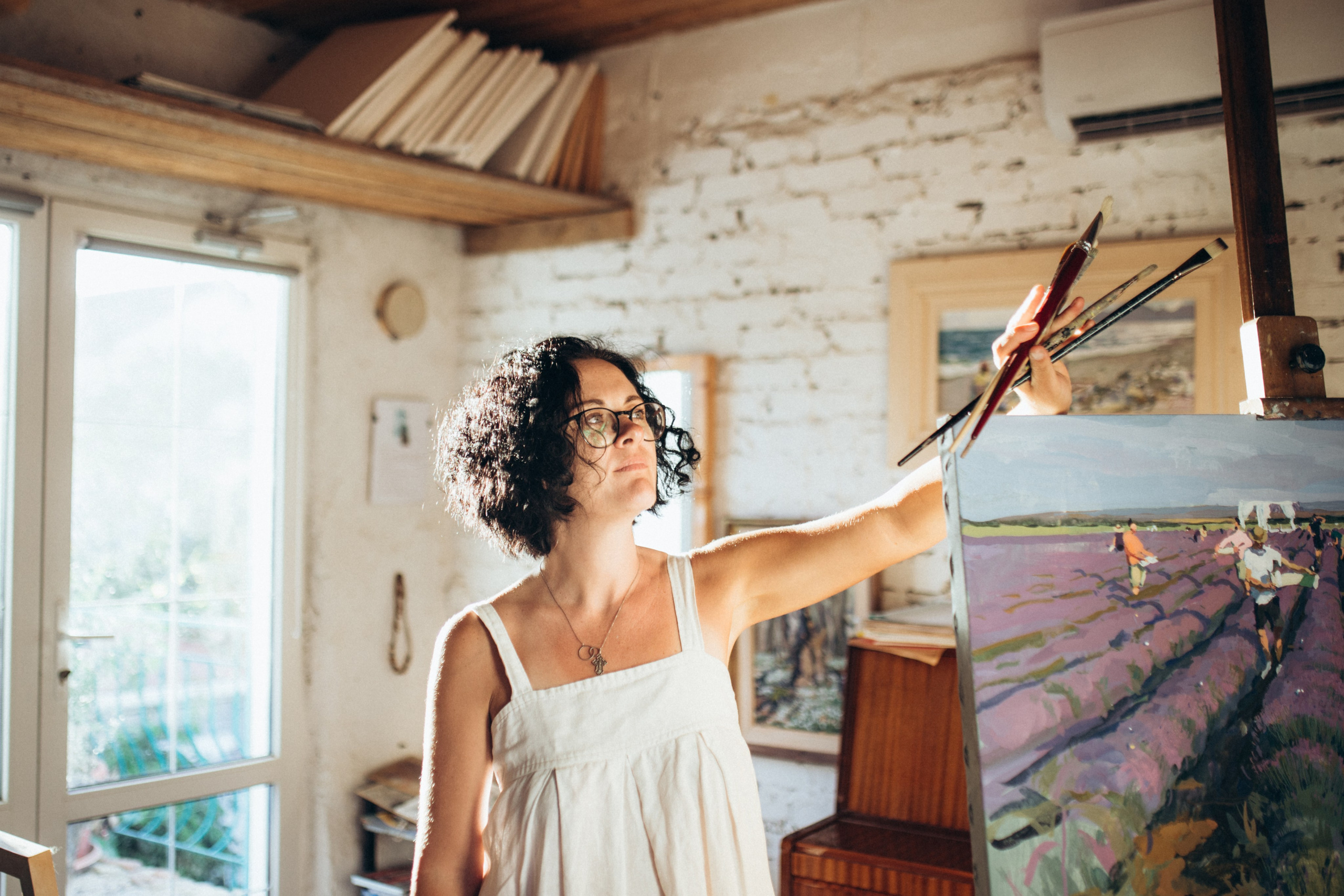 Художник Ольга Григорьева-Климова. Портретный фотограф В Крыму и преподаватель Екатерина Покровская