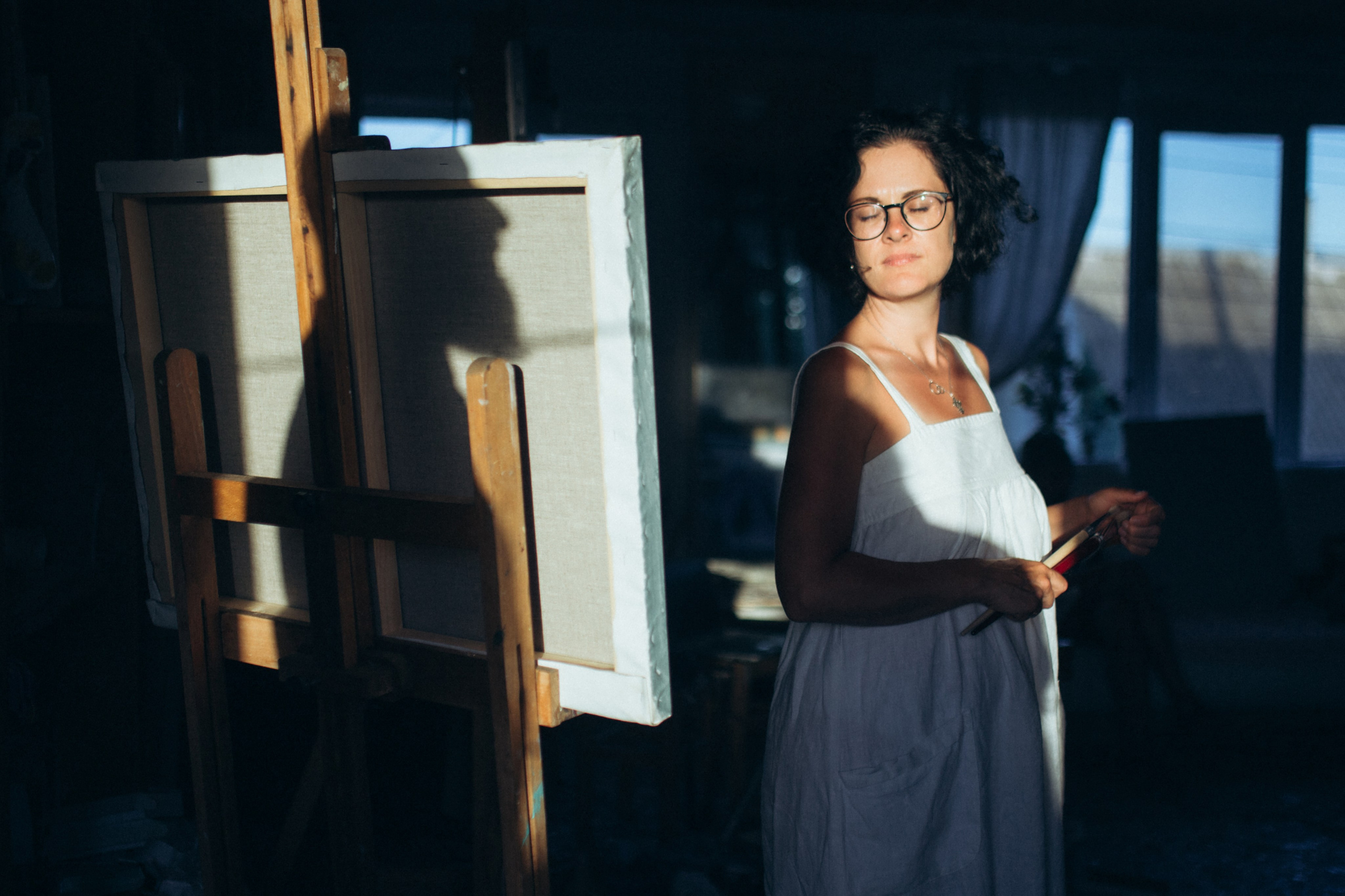 Художник Ольга Григорьева-Климова. Портретный фотограф В Крыму и преподаватель Екатерина Покровская