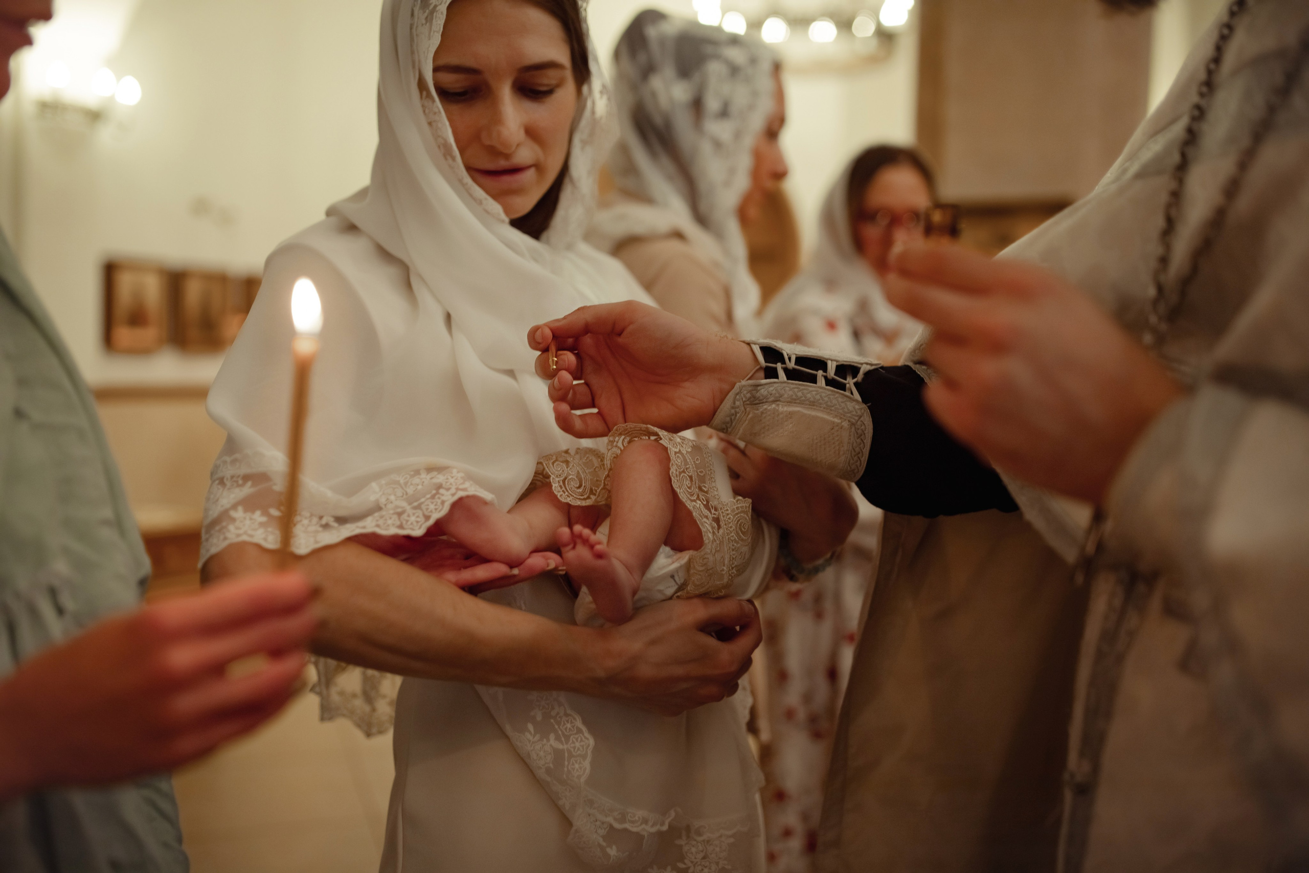 Крещение Анастасии. Семейный и детский фотограф в Москве Дорогова Екатерина