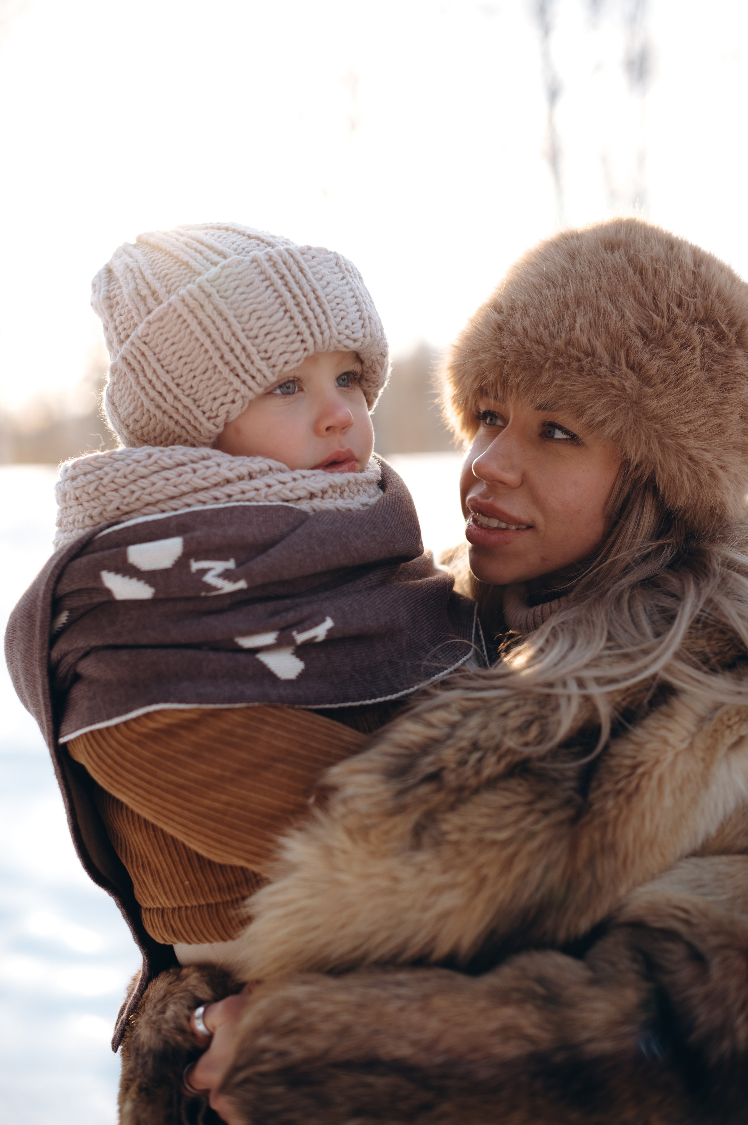 Марина и Леонид. Семьи