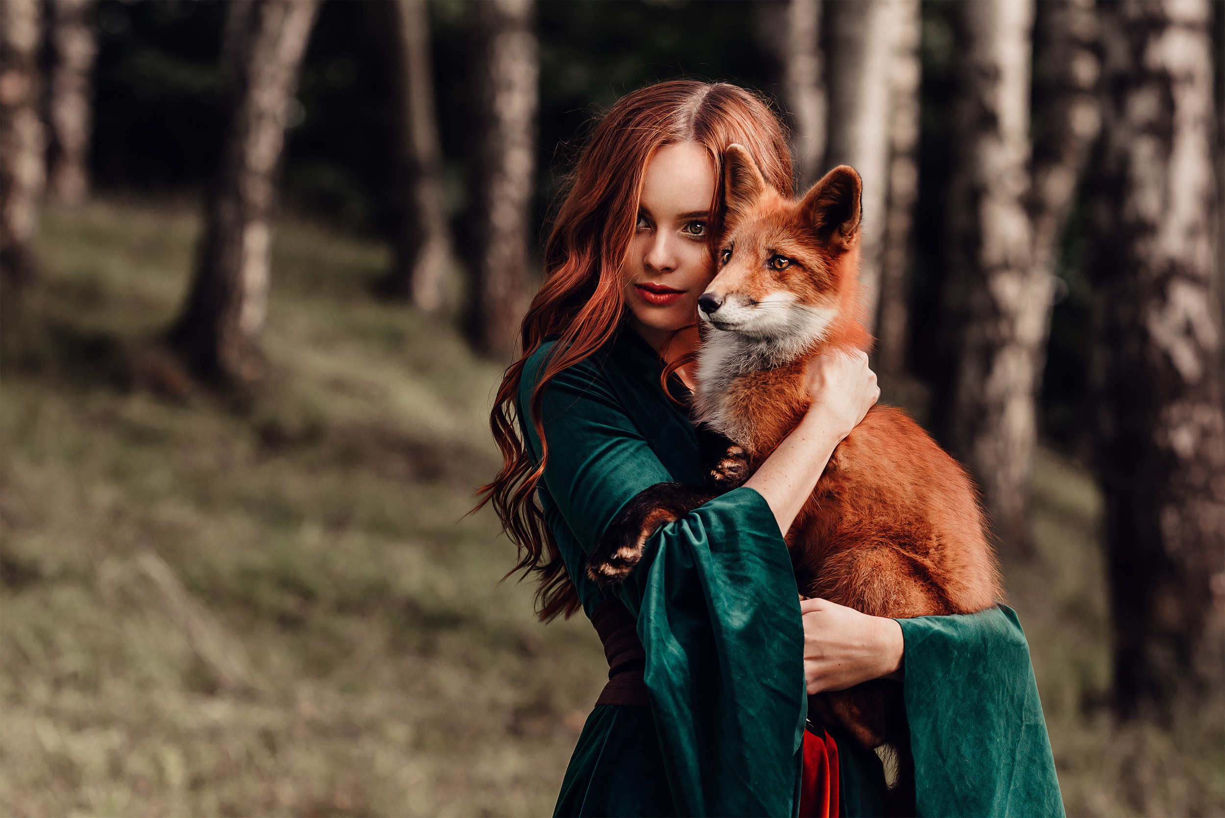 Фотопроект с лисой. Фотограф в Санкт-Петербурге Кудрина Альбина