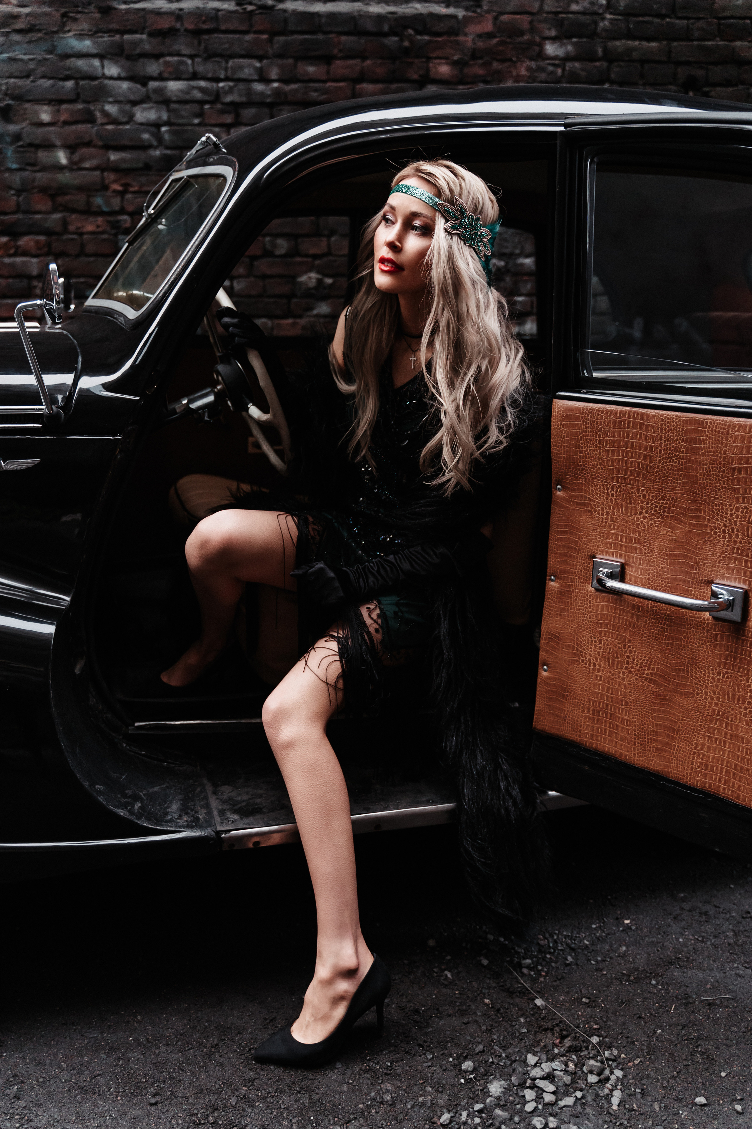 Фотопроект с ретро-автомобилем. Фотограф в Санкт-Петербурге Кудрина Альбина