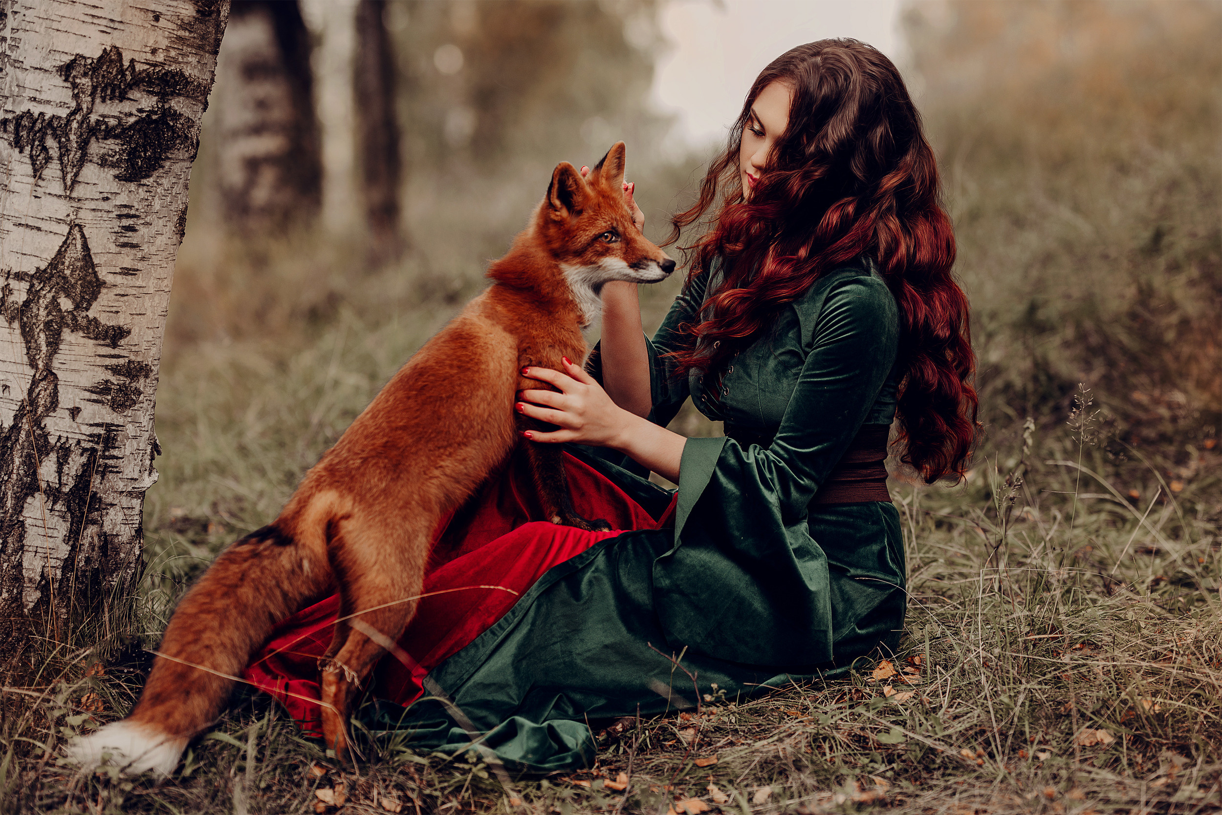 Фотопроект с лисой. Фотограф в Санкт-Петербурге Кудрина Альбина