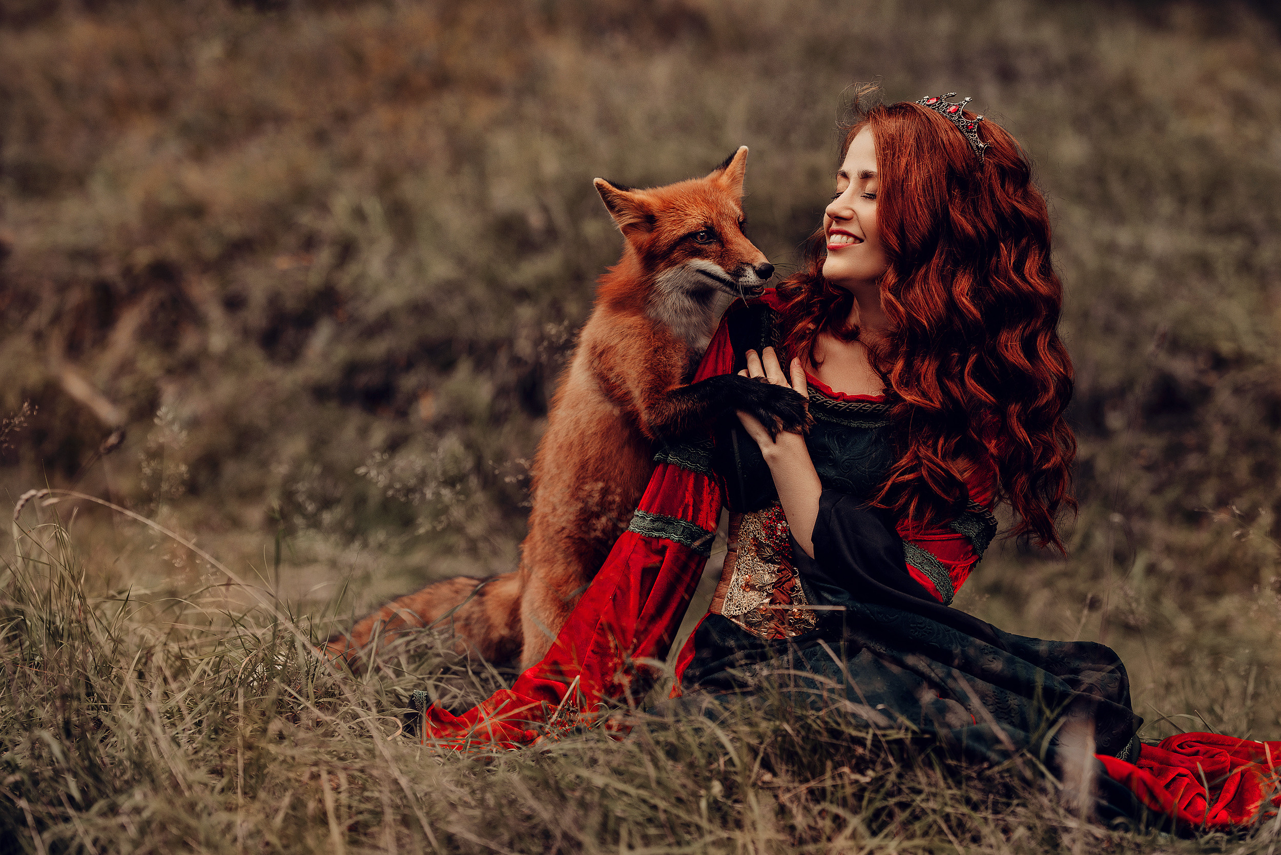 Фотопроект с лисой. Фотограф в Санкт-Петербурге Кудрина Альбина