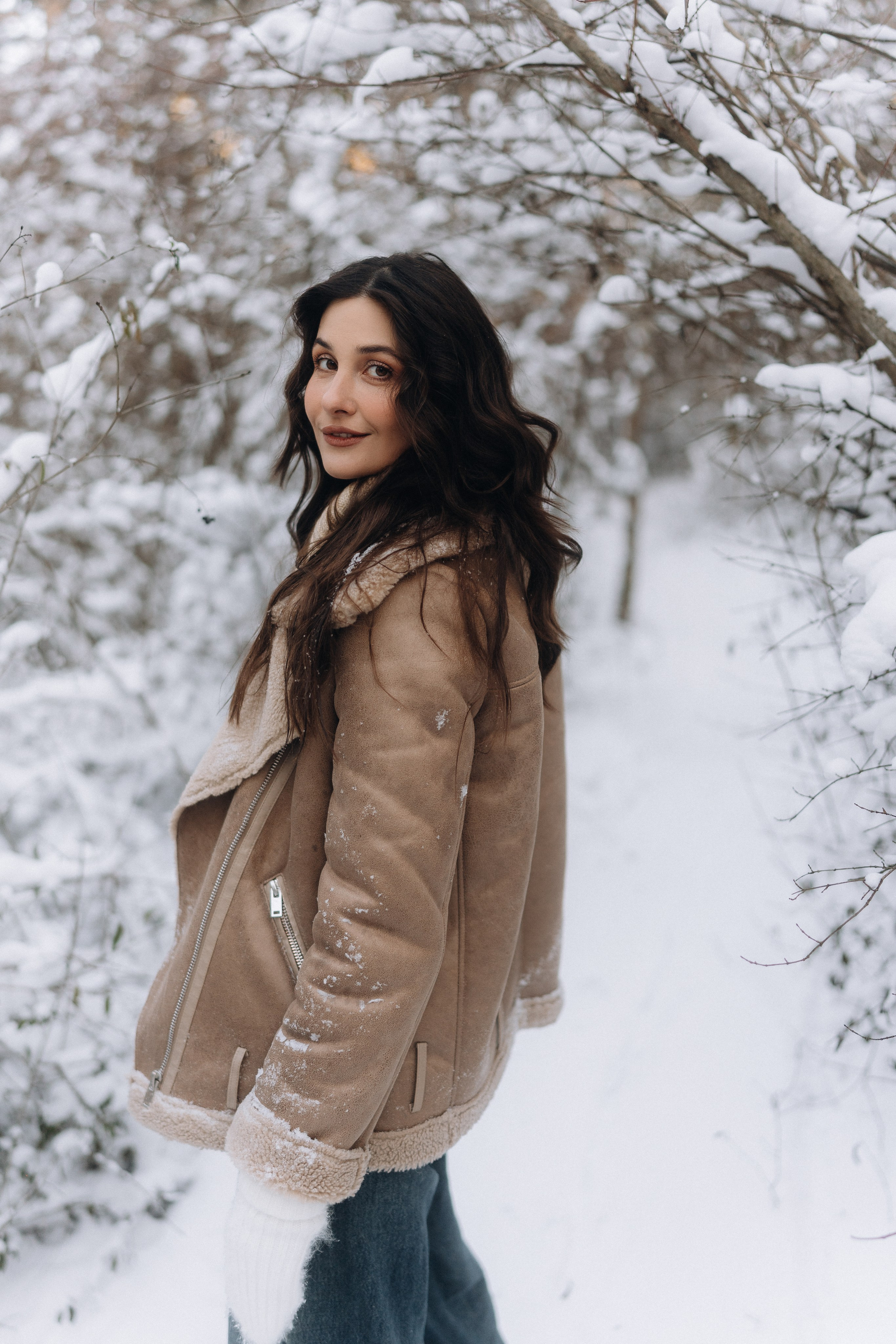 Валентина | Снежная прогулка. Портретный свадебный фотограф Крым | Евгения Щитенко