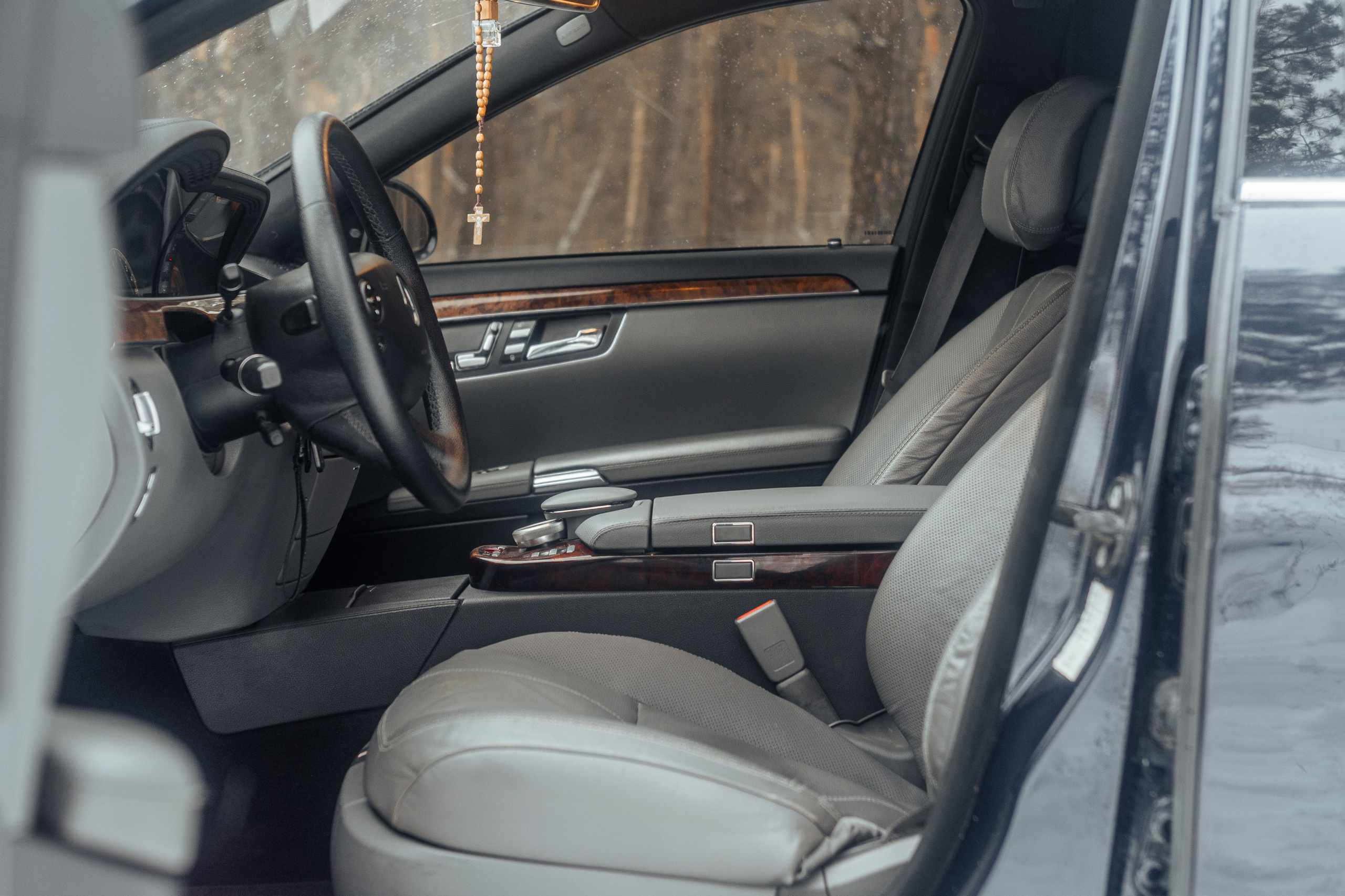 Автомобильная фото-сессия Mercedes-Benz S-class W221 в Калуге