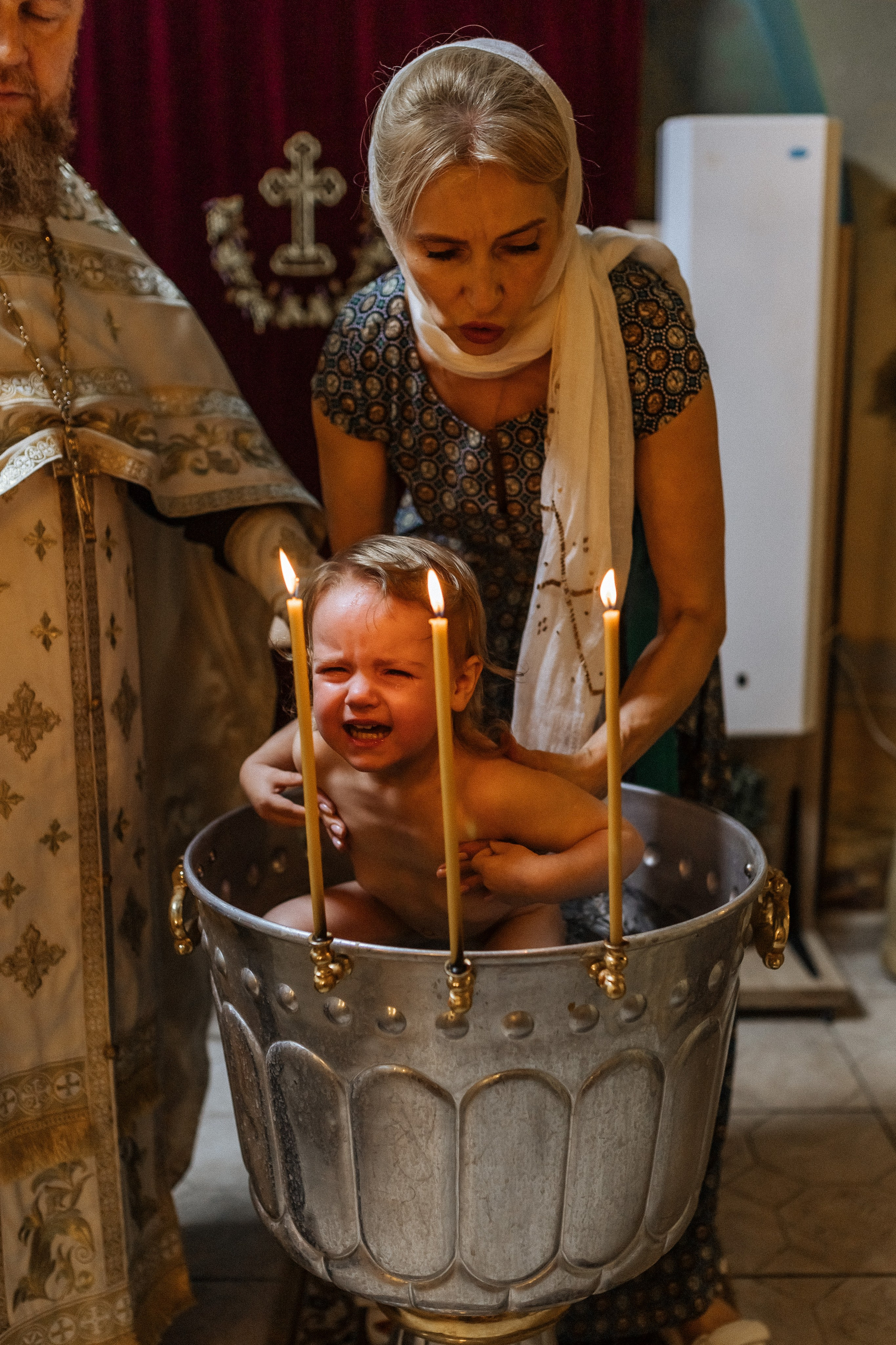 Важное событие. Крещение. Церковь Преображения Господня. Профессиональный фотограф, Москва |Видное Елена Елизарова