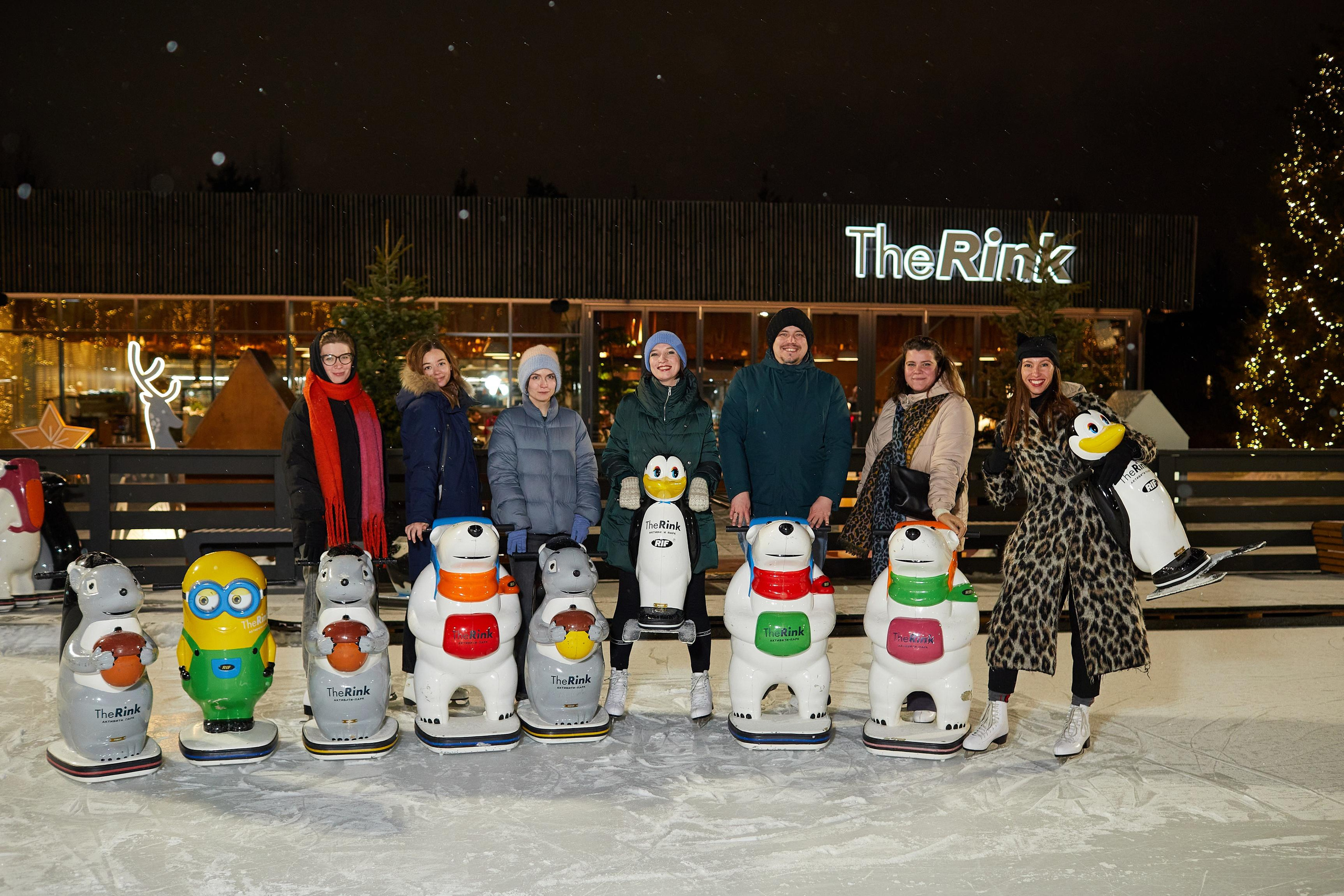 Каток The Ring в Сколково. Александр Осин — корпоративный и семейный фотограф в Москве
