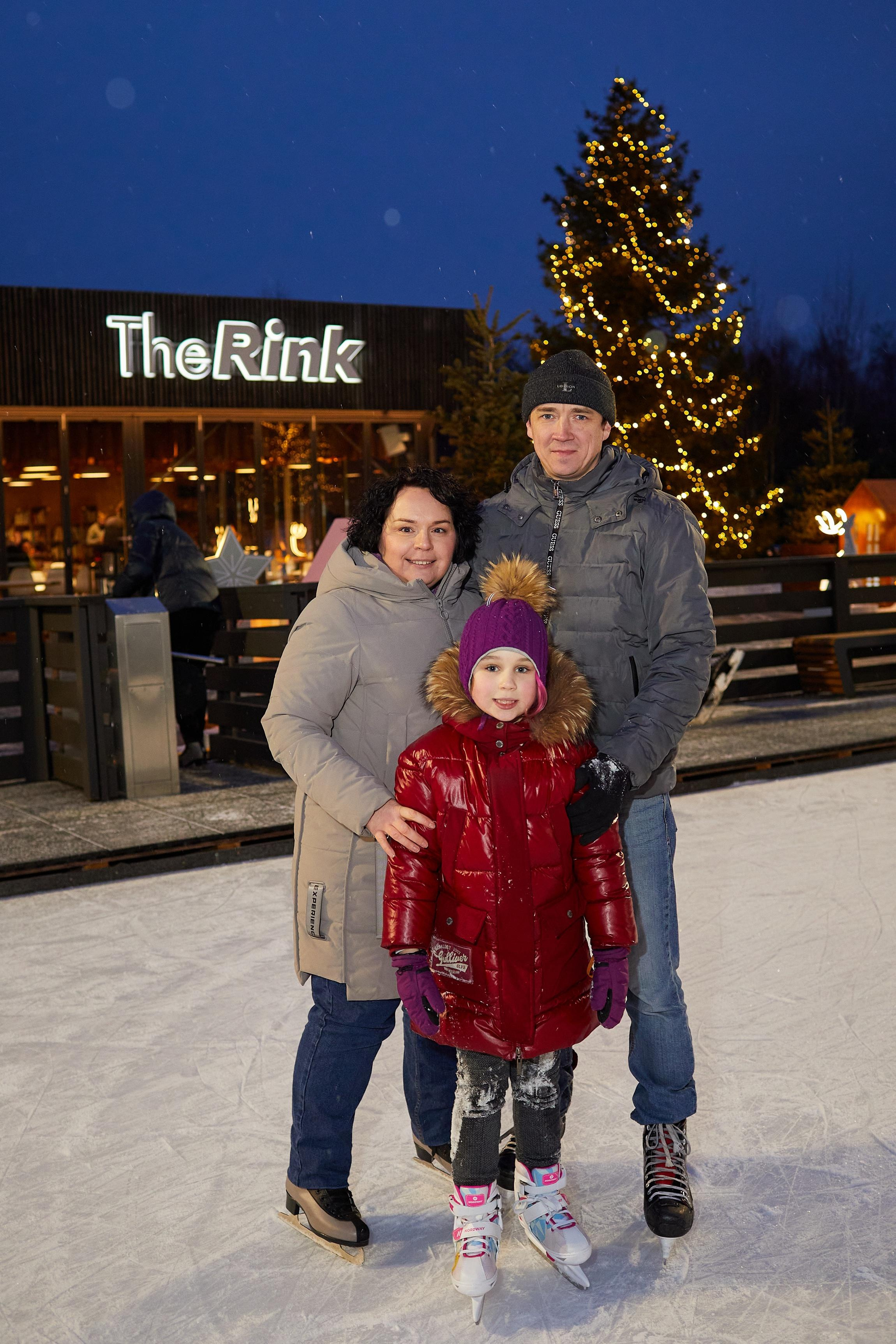Каток The Ring в Сколково. Александр Осин — корпоративный и семейный фотограф в Москве