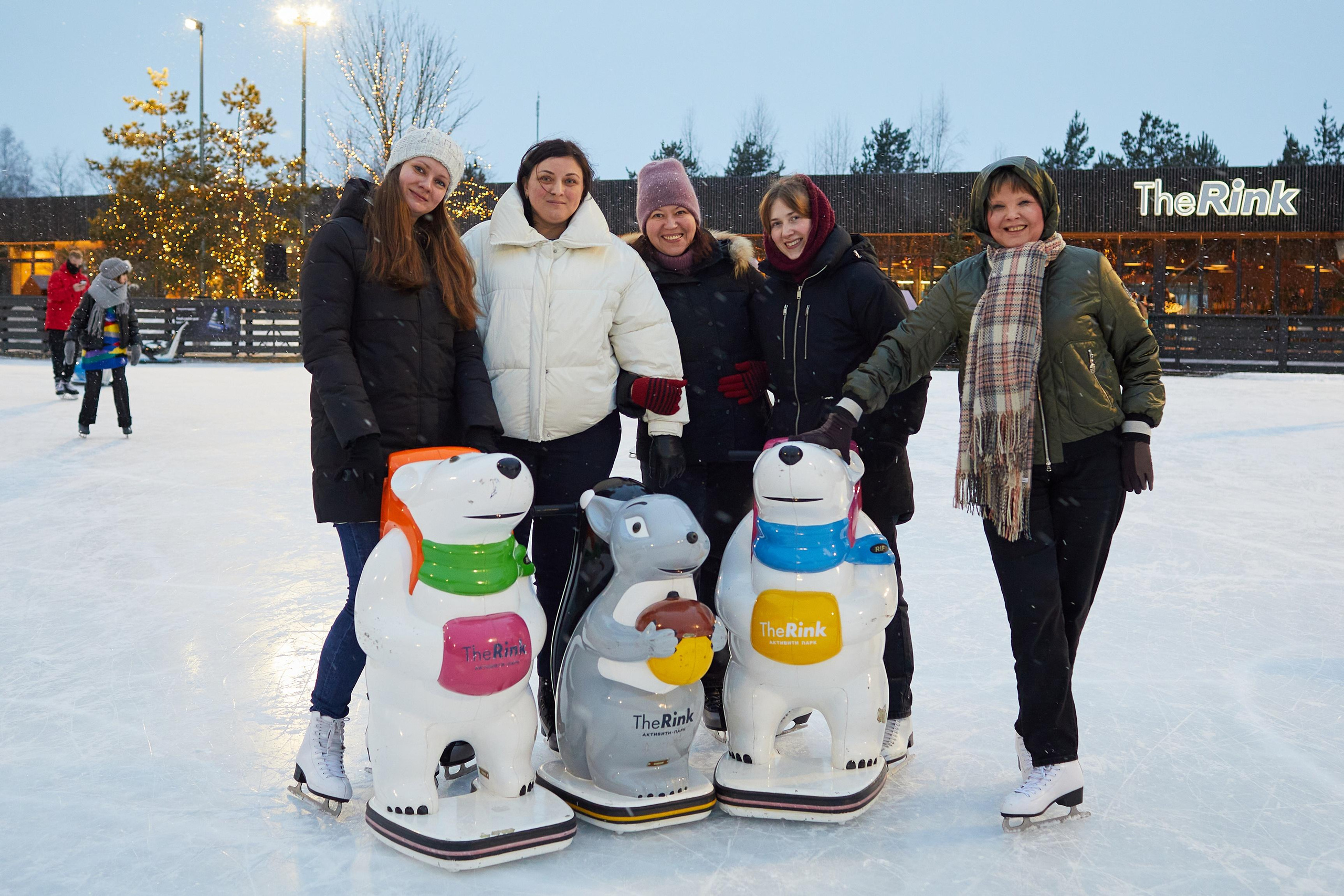 Каток The Ring в Сколково. Александр Осин — корпоративный и семейный фотограф в Москве