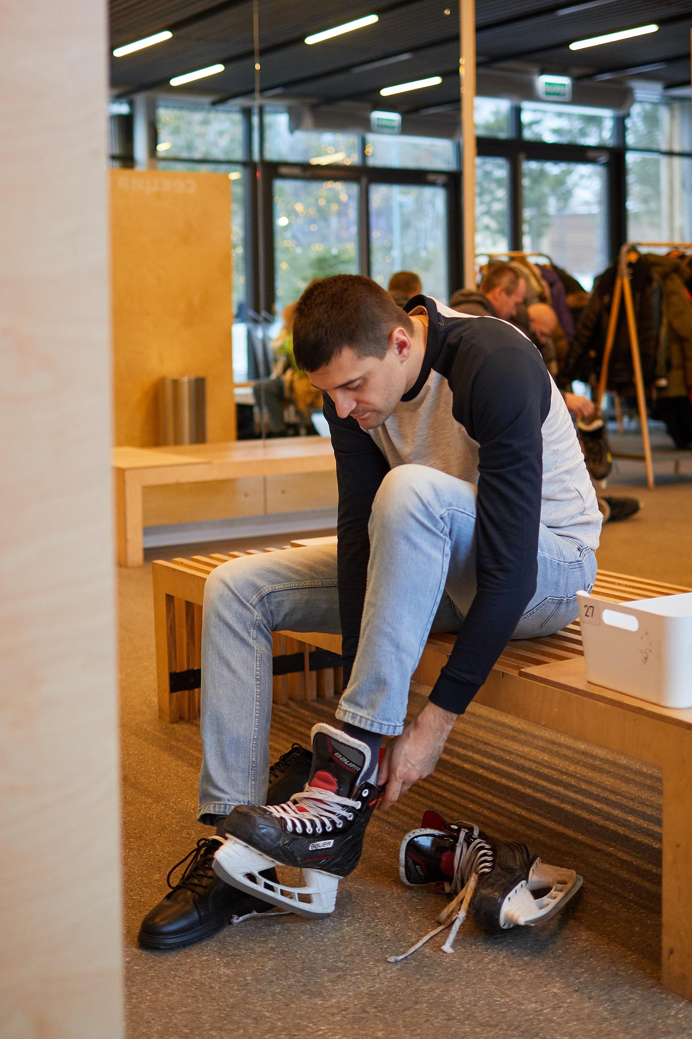 Каток The Ring в Сколково. Александр Осин — корпоративный и семейный фотограф в Москве