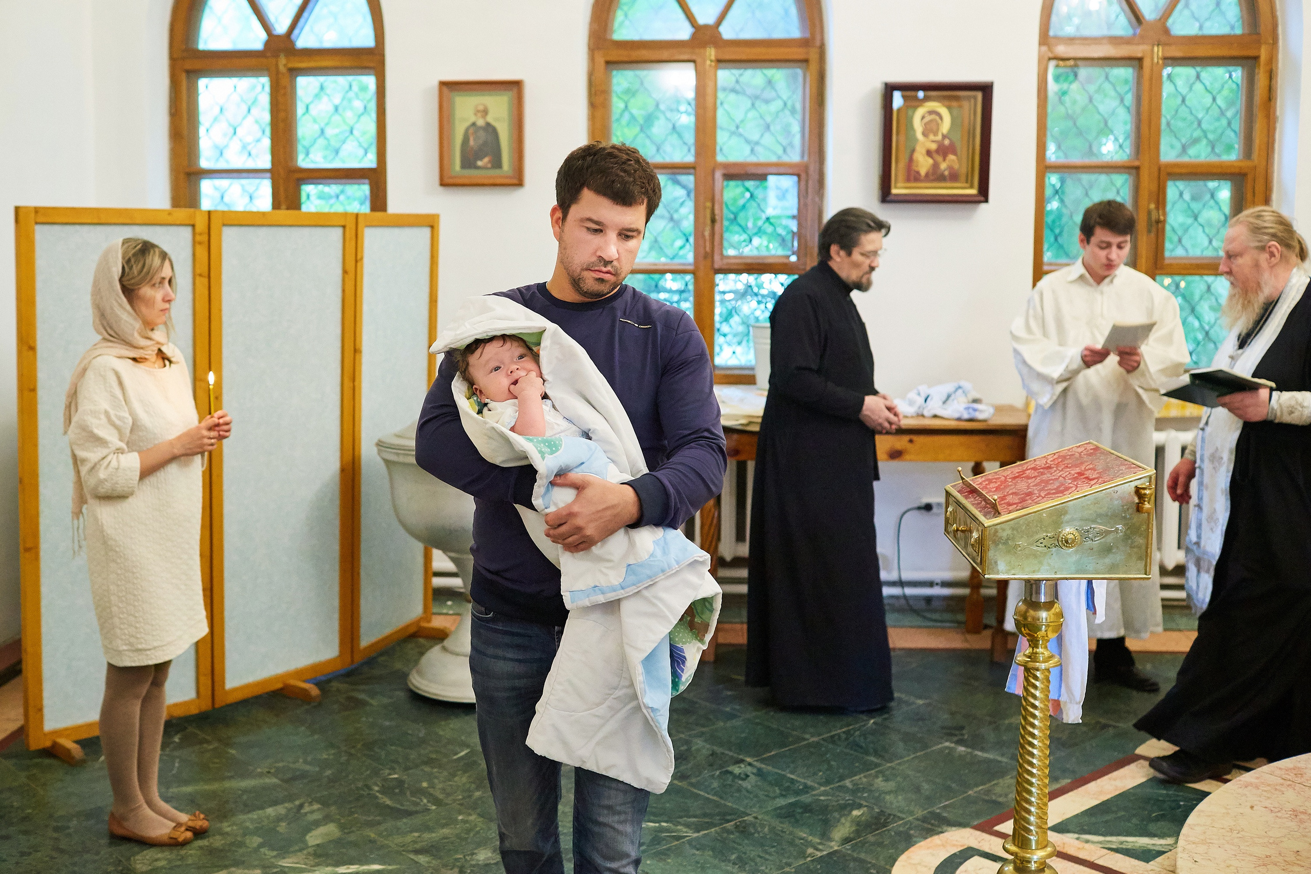 Крестины в Царицино. Александр Осин — корпоративный и семейный фотограф в Москве