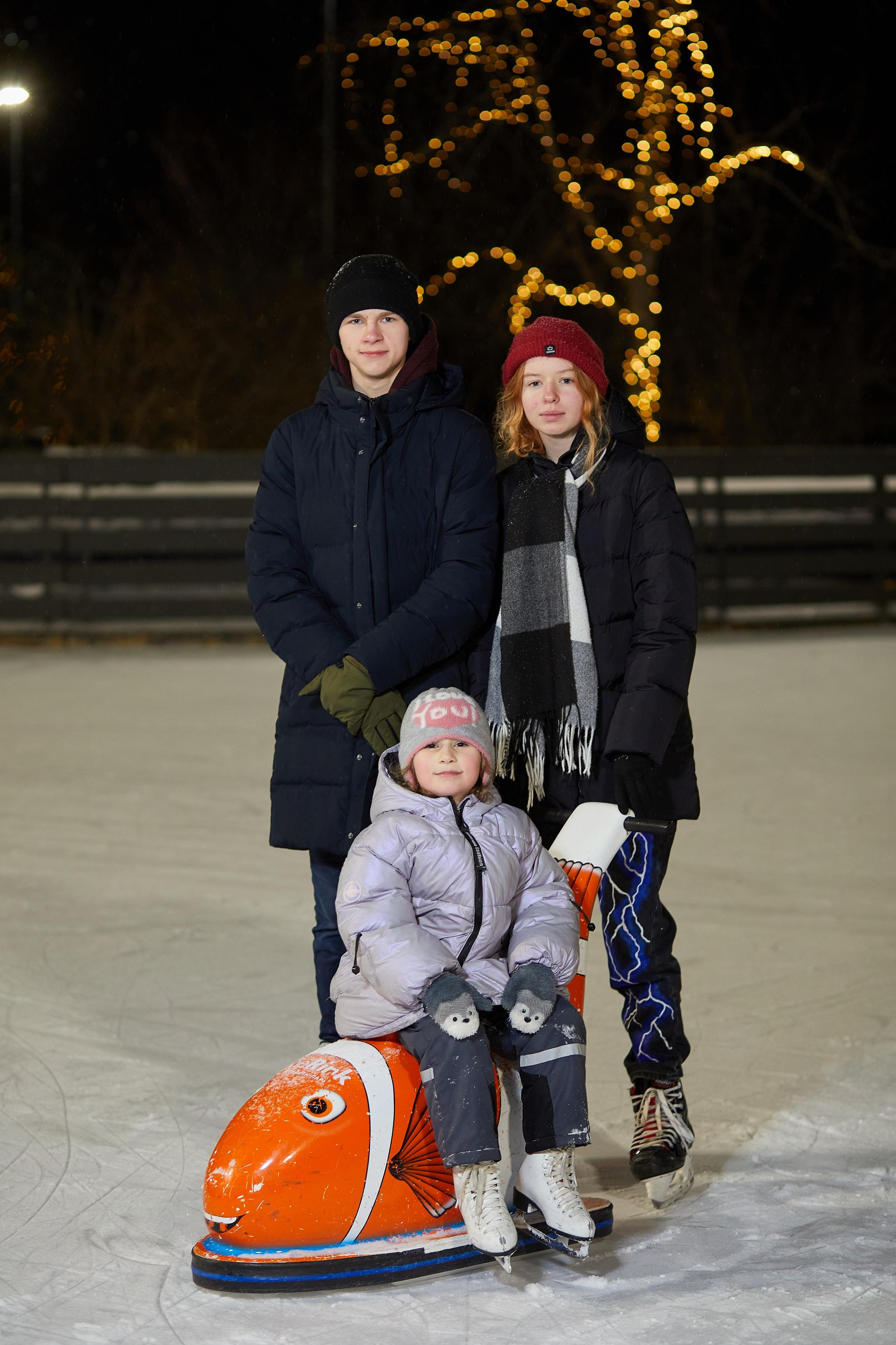Каток The Ring в Сколково. Александр Осин — корпоративный и семейный фотограф в Москве