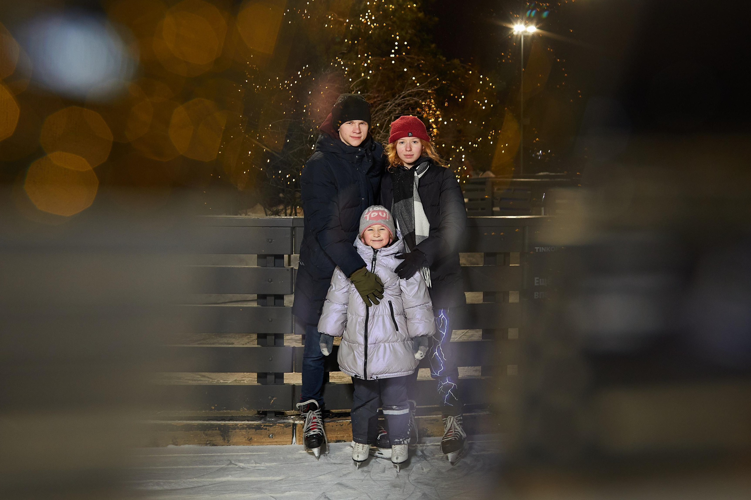 Каток The Ring в Сколково. Александр Осин — корпоративный и семейный фотограф в Москве