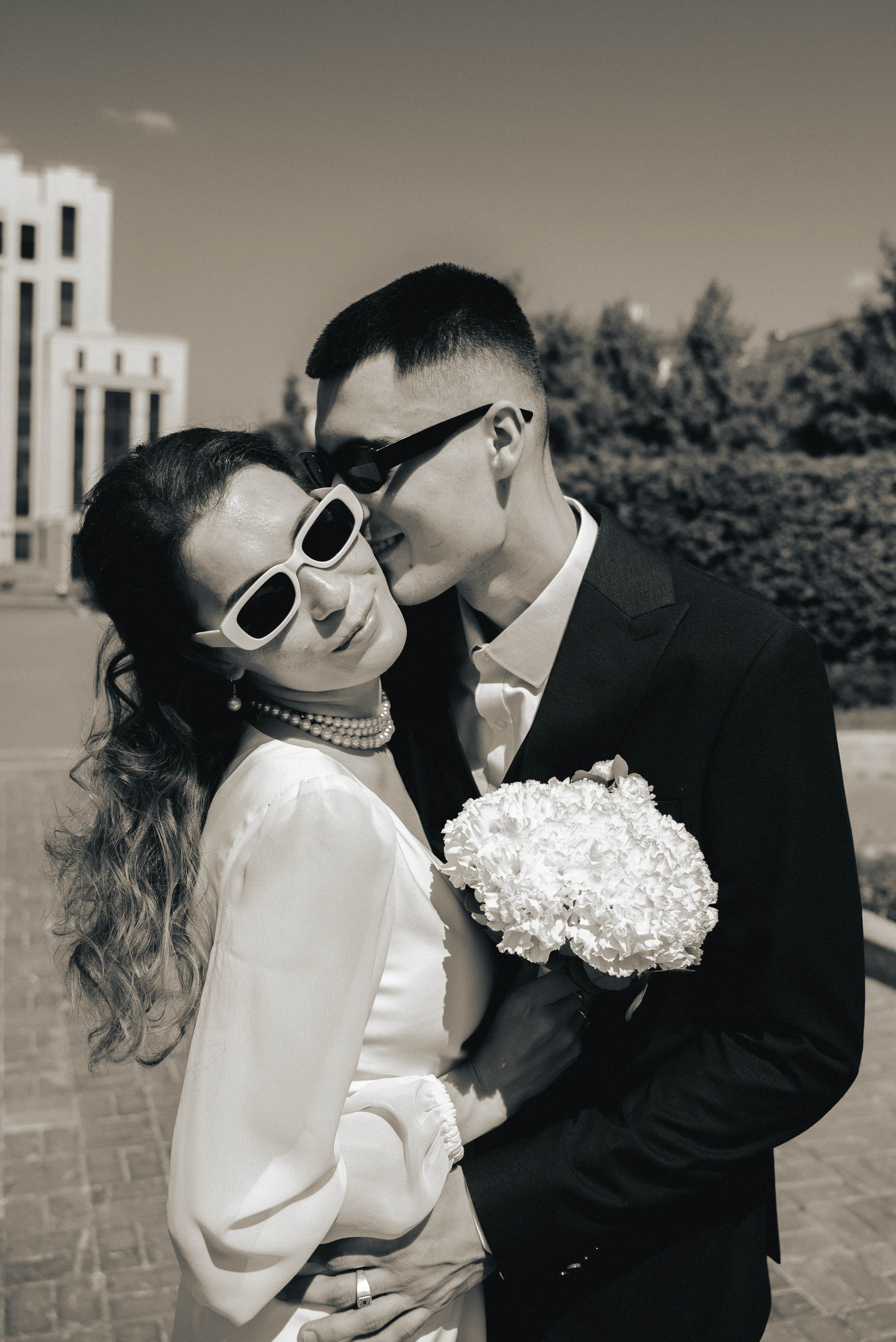 Свадебная прогулка Ольги и Вадима. Портретный фотограф в Казани Алёна Евсеева