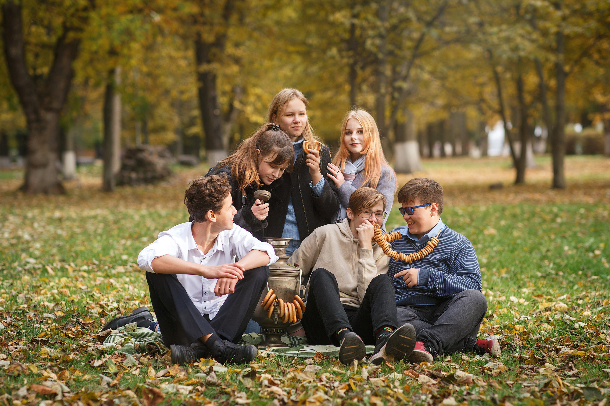 Прогулки школьников. Фотограф в Твери и Москве Юлия Бахтамова