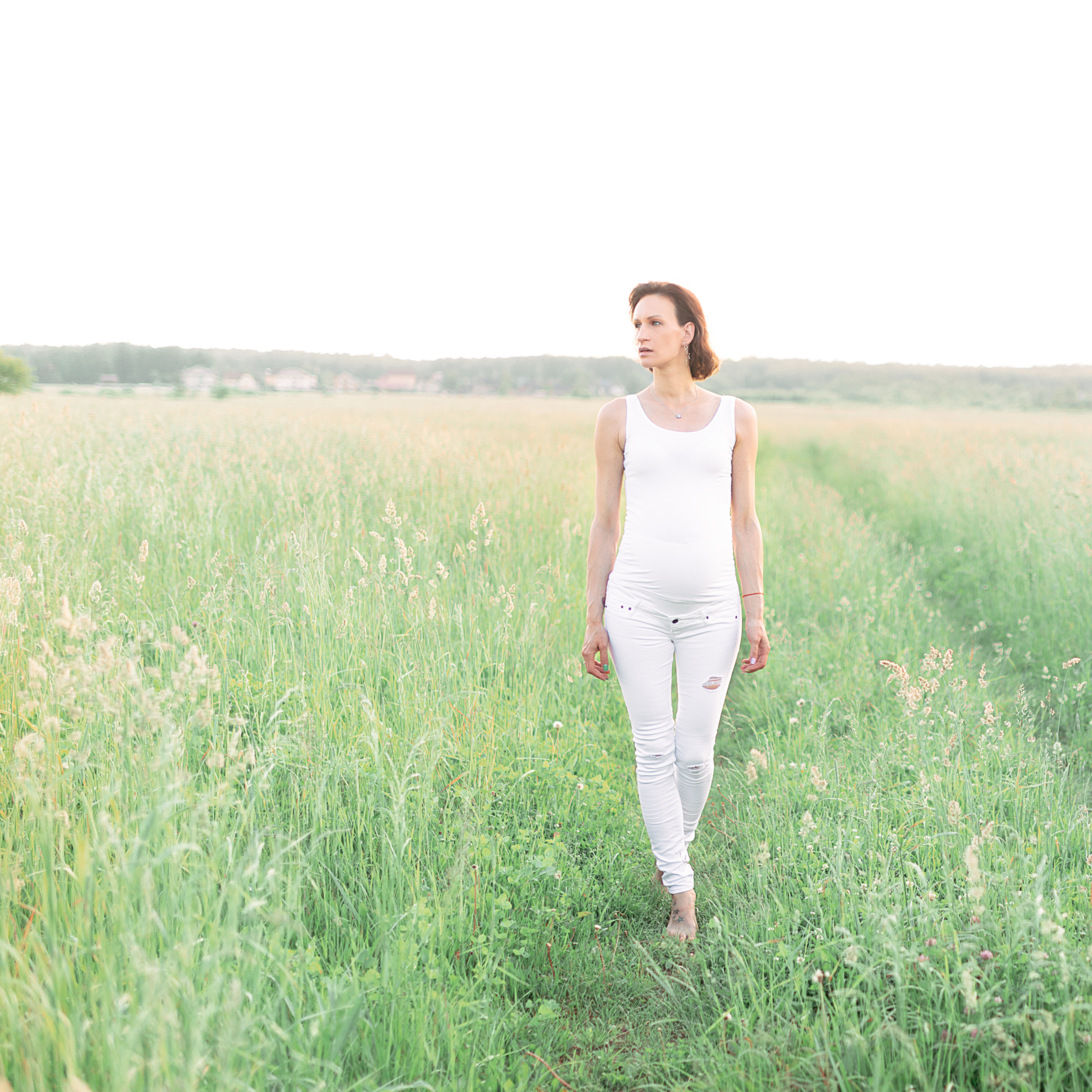 Съемка беременности на природе. Лена Крутова. Фотограф в Москве