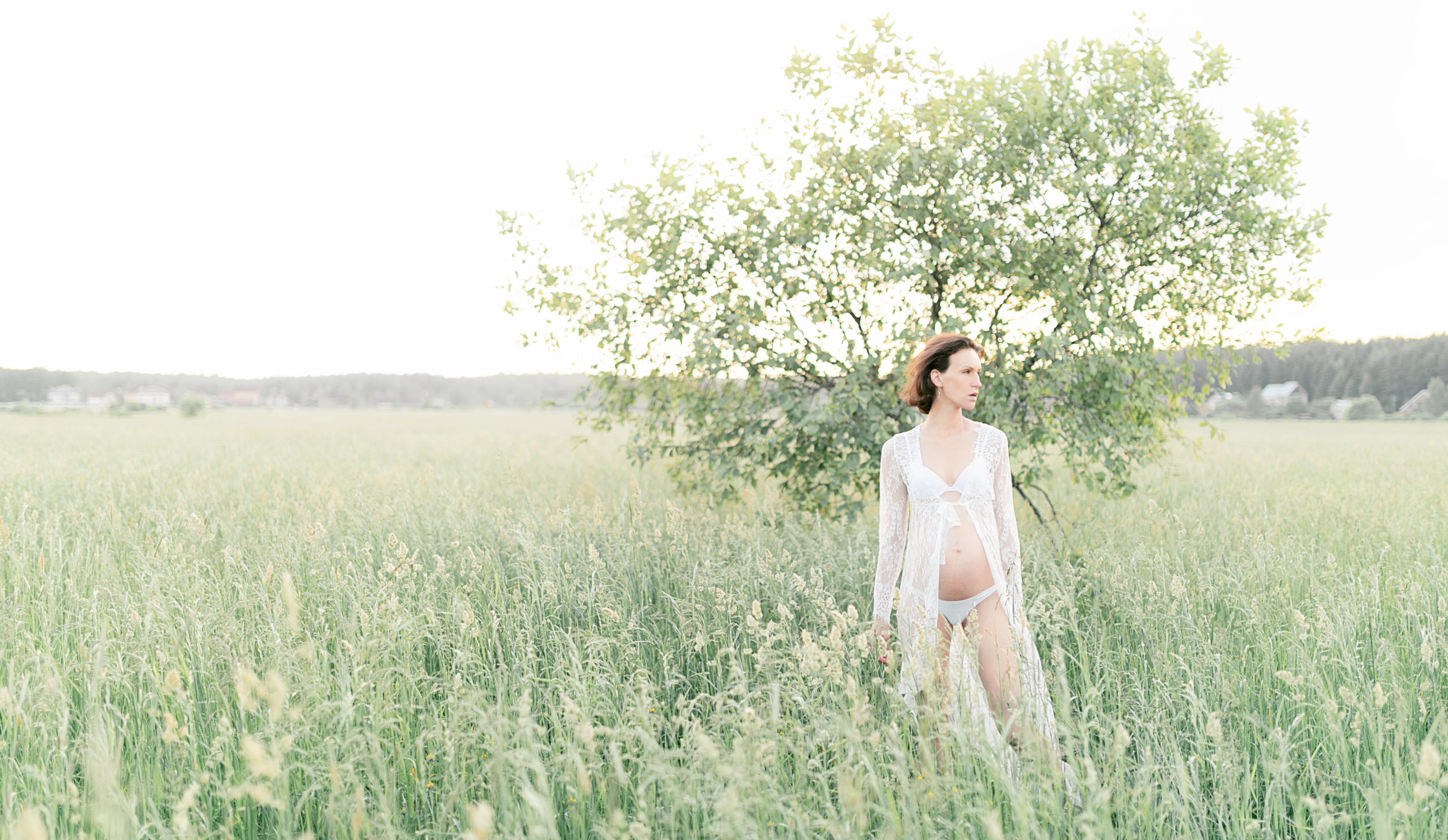 Съемка беременности на природе. Лена Крутова. Фотограф в Москве