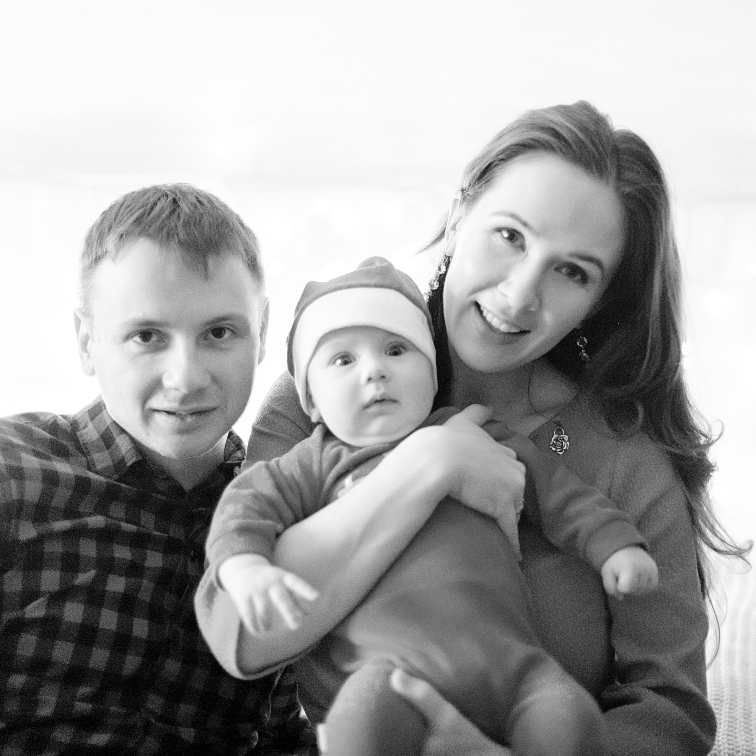 Новогодняя фотосессия дома. Лена Крутова. Фотограф в Москве