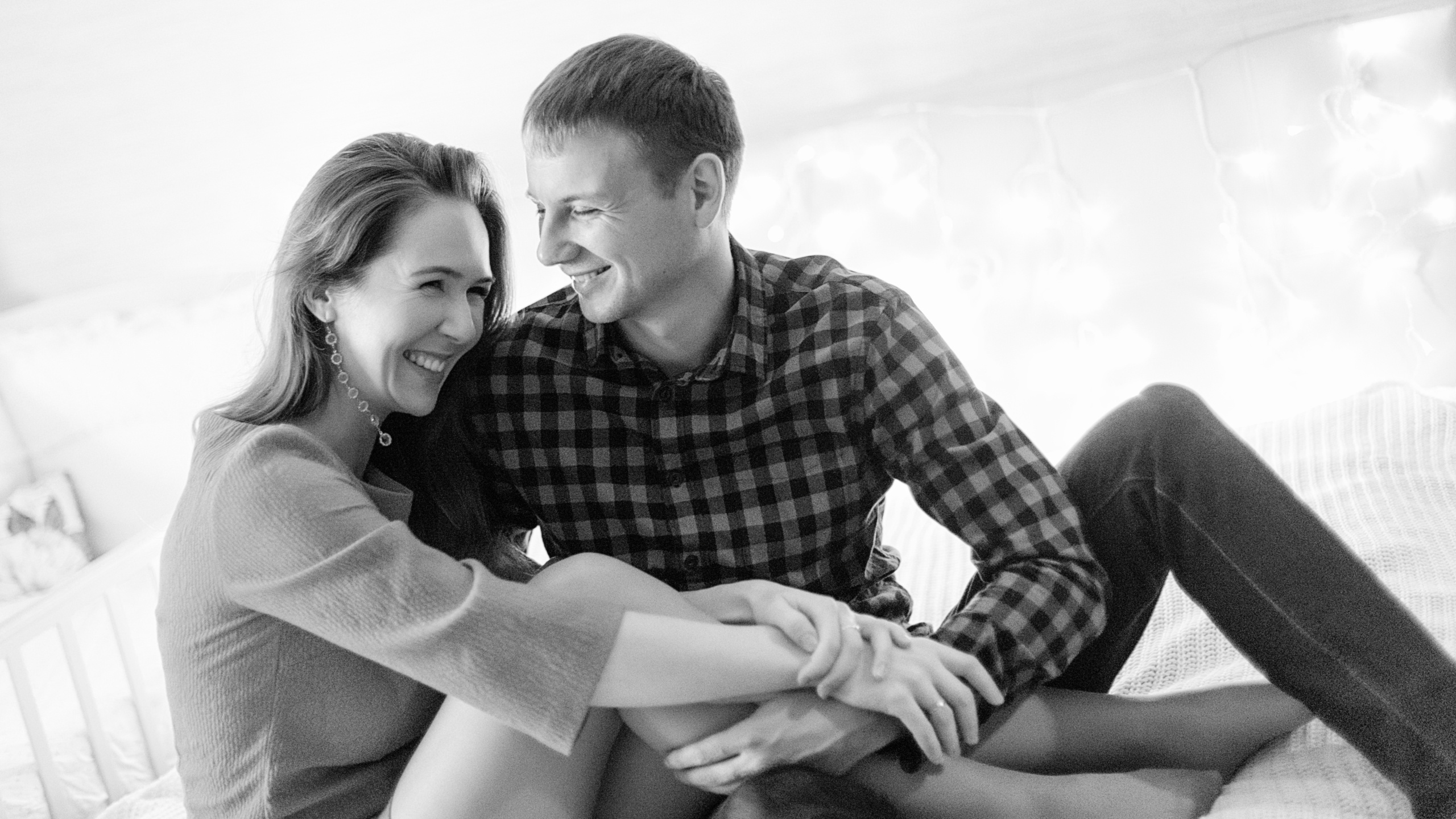 Новогодняя фотосессия дома. Лена Крутова. Фотограф в Москве