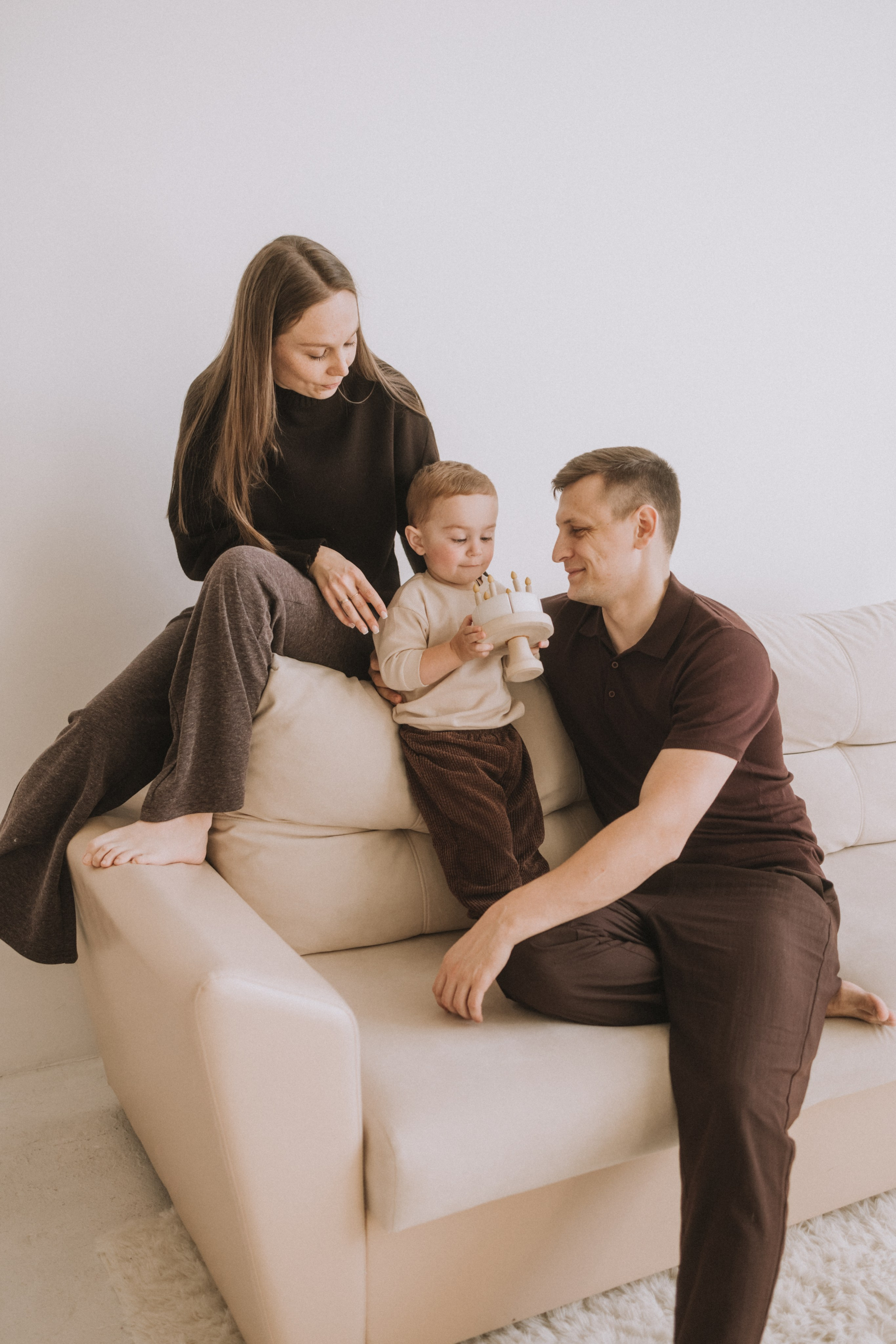 Максим, Алина, Савелий. Фотограф Нижний Новгород