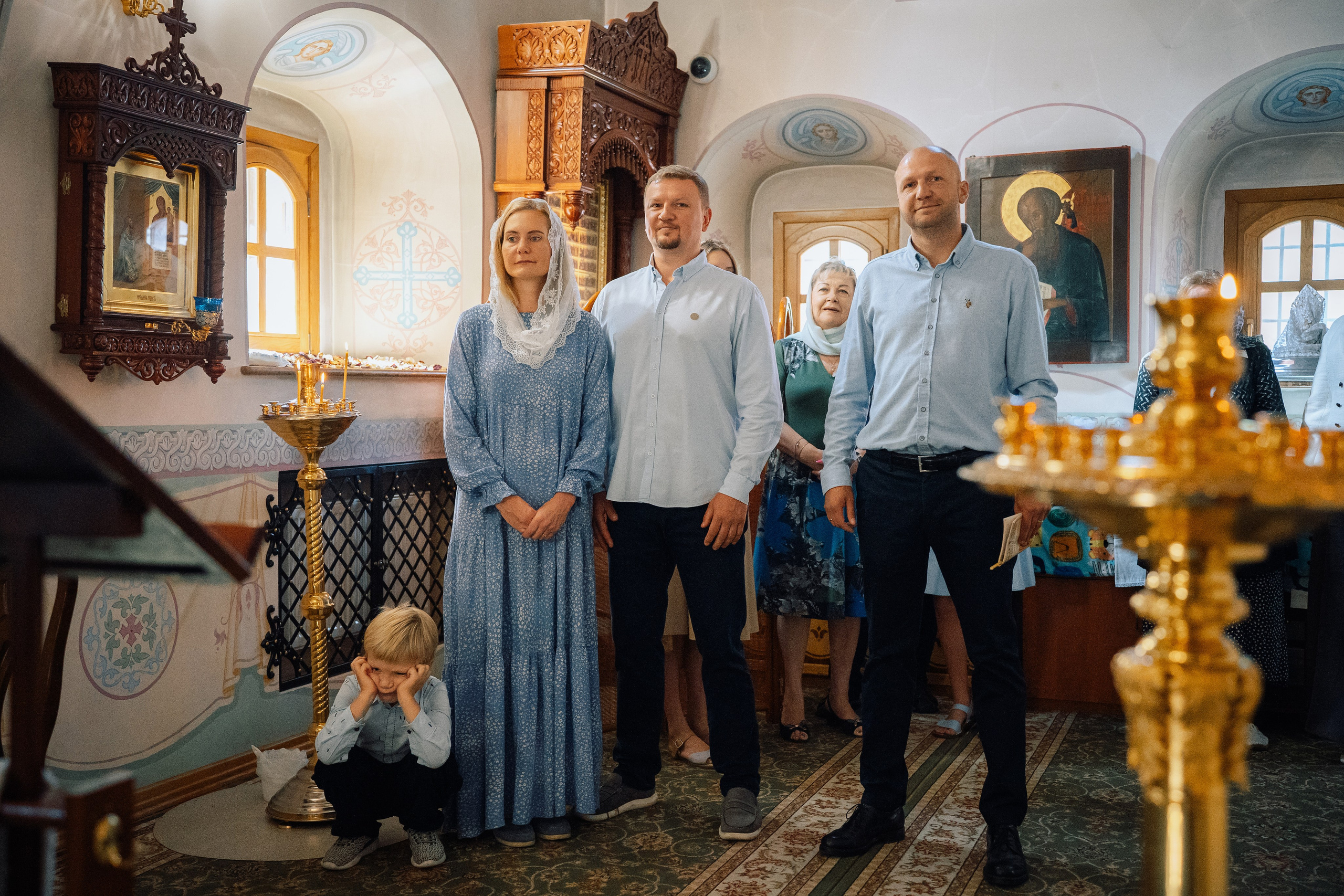 Крещение Марка. Фотограф Казакова Анастасия