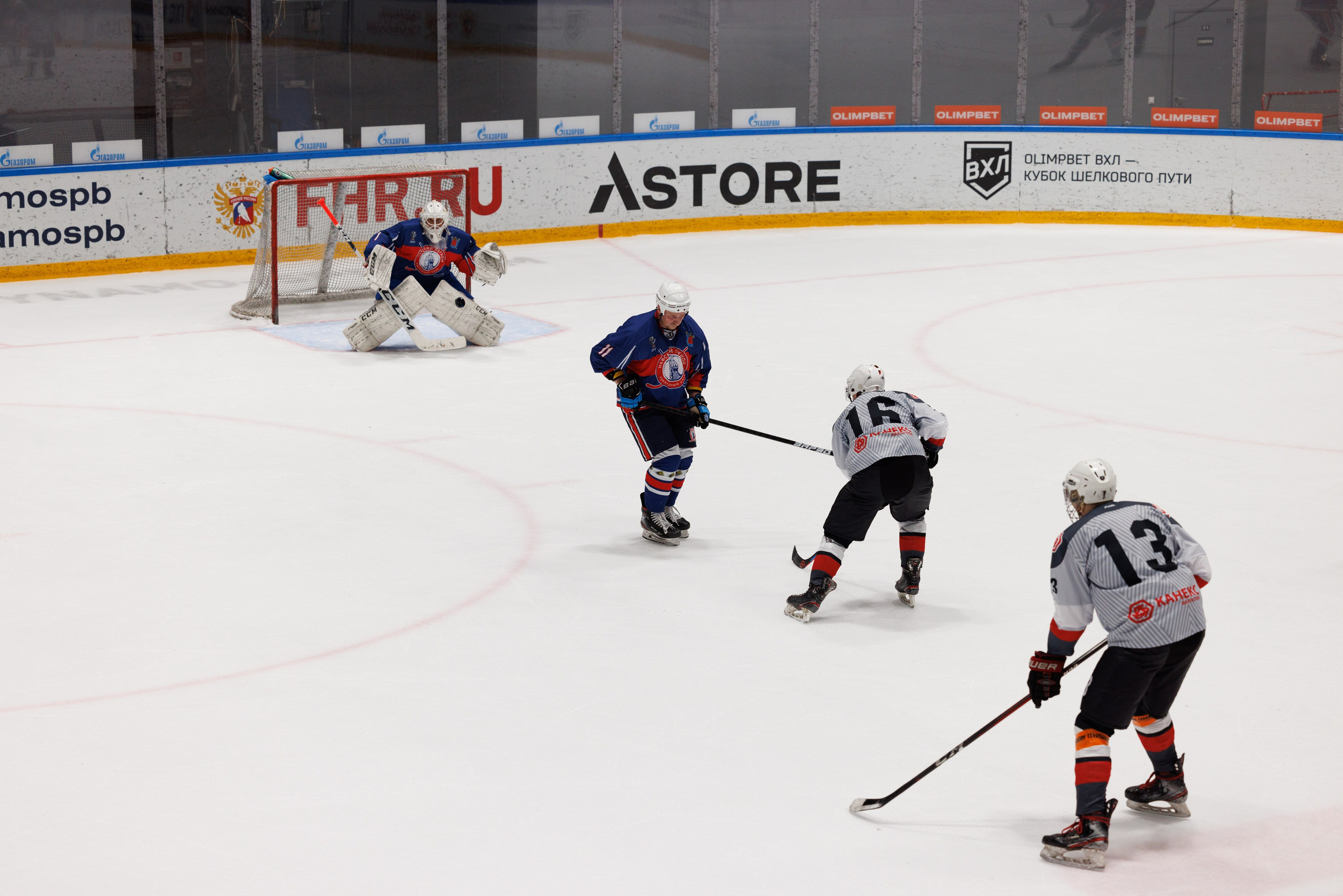 НХЛ (50+) Невский легион — Канекс 6-1. Фотограф Александр Заломаев