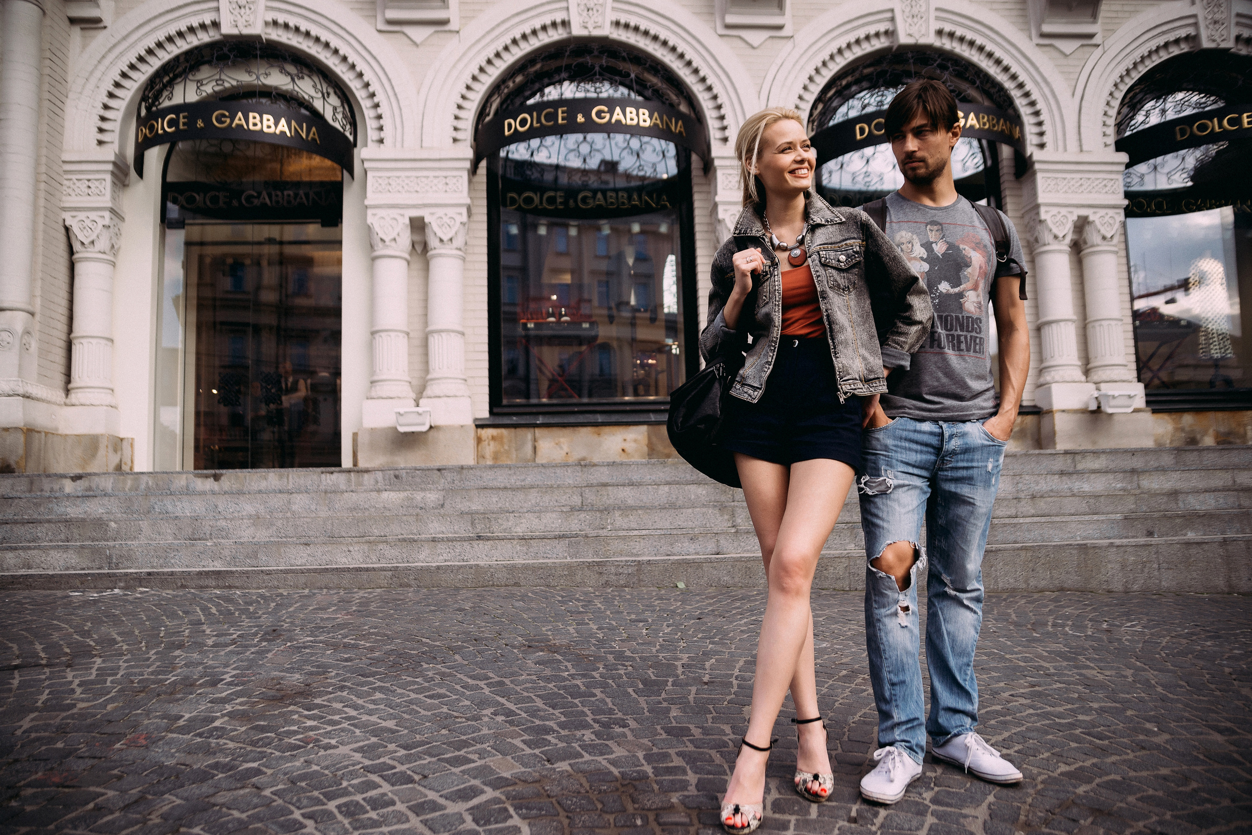 Фотопрогулка. Надя и Юра. Свадебный и семейный фотограф Александр Клюев