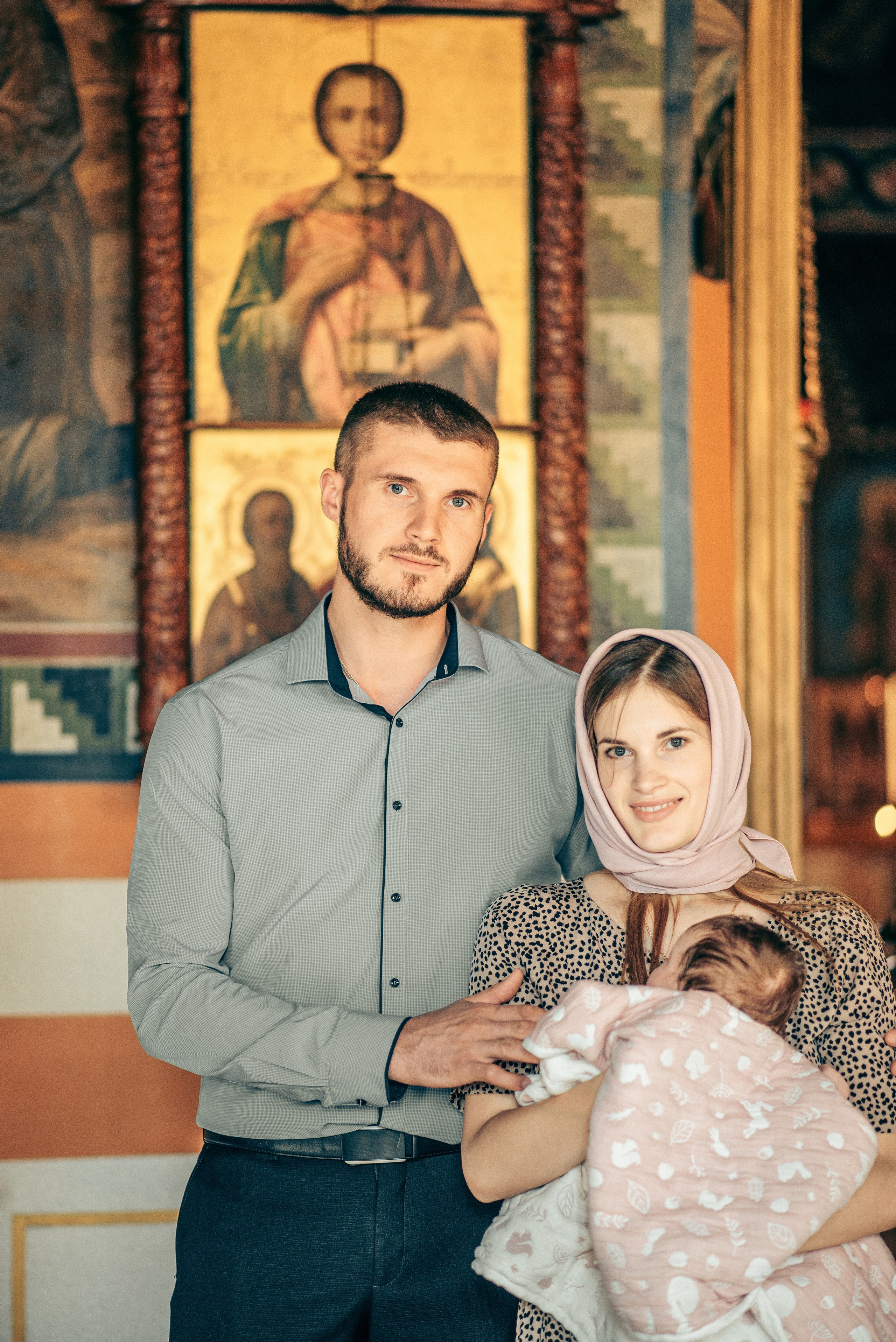 Крещение Софии. Фотограф на выписку из роддома в Москве и МО