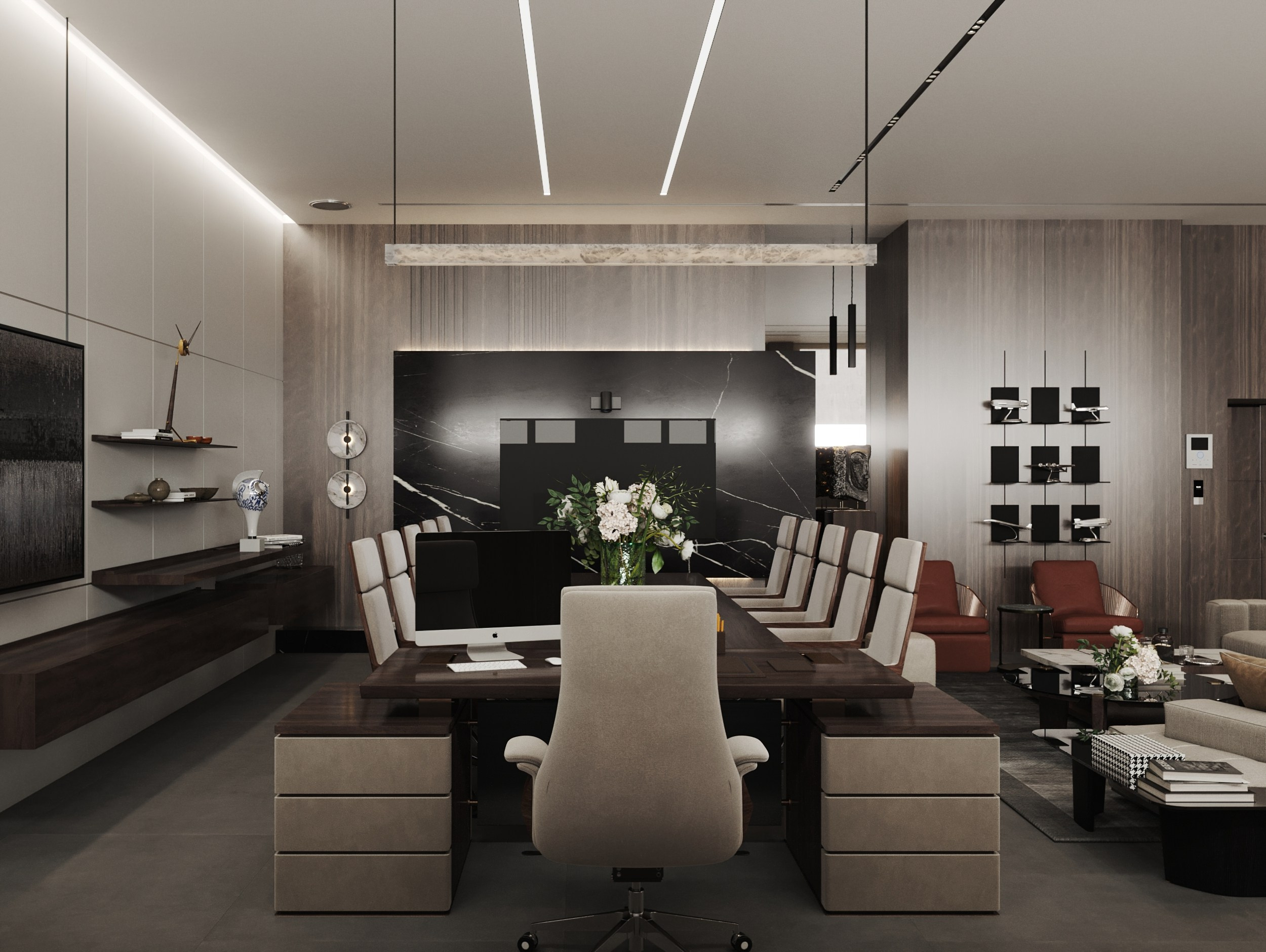 VIP Конференц-зал2. Интерьерный 3Д Визуализатор Маргарита Оберемко