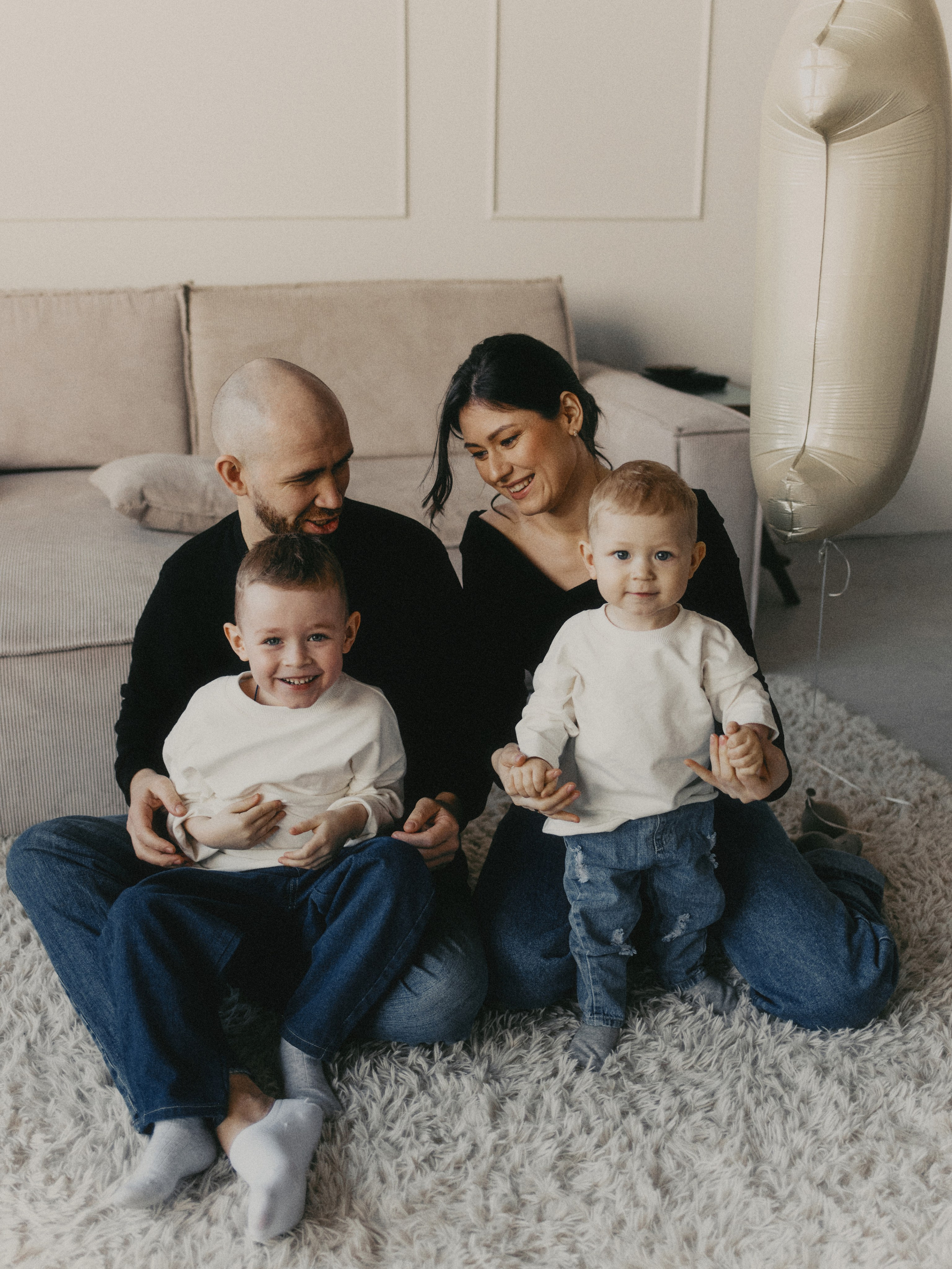 Леша, Кристина, Захар и Кирилл. Портретный фотограф в Москве Ольга Крылова