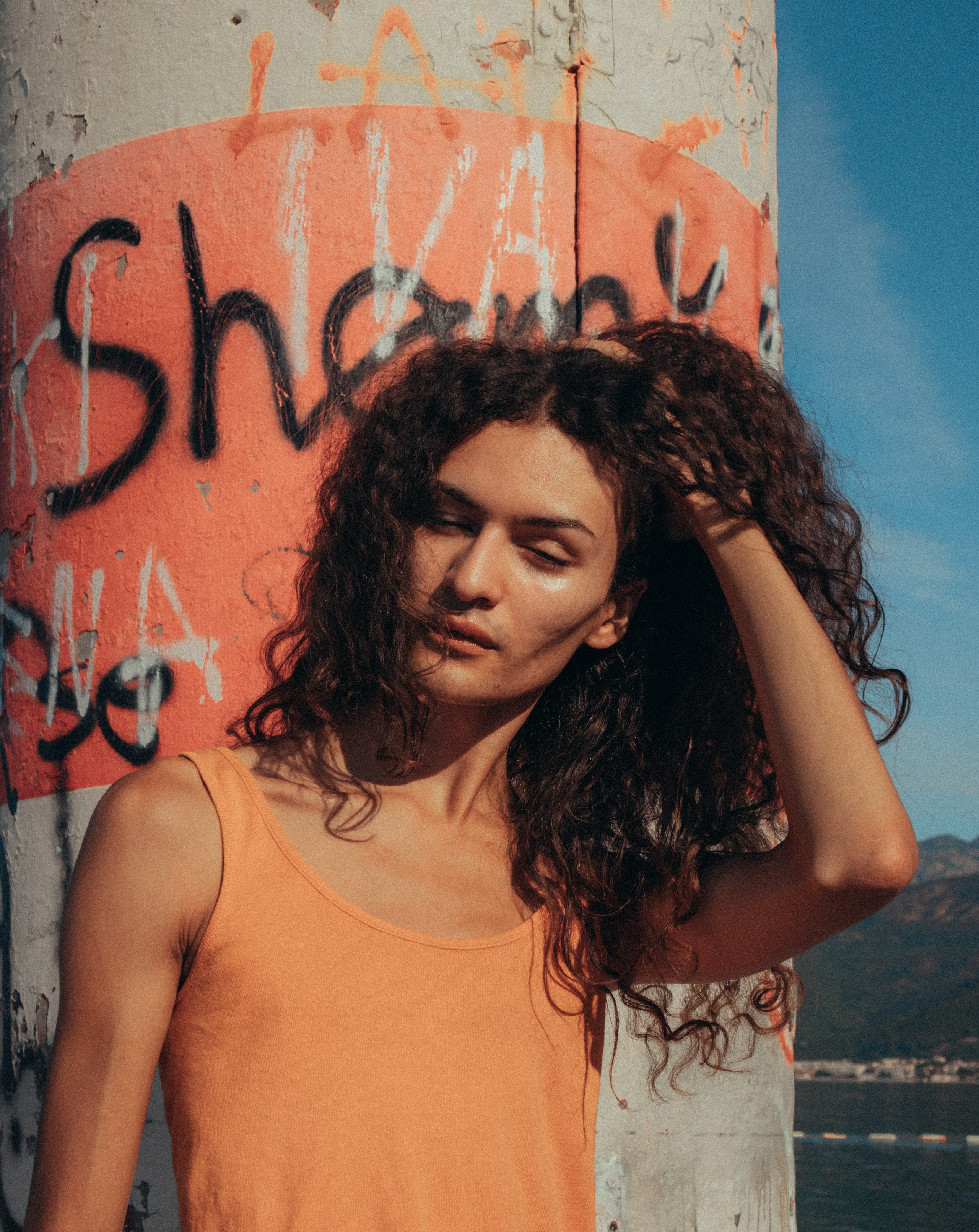 Minimalistic photoshoot for men in Montenegro. Portrait photographer in Tivat Montenegro Katerina Kirsanova