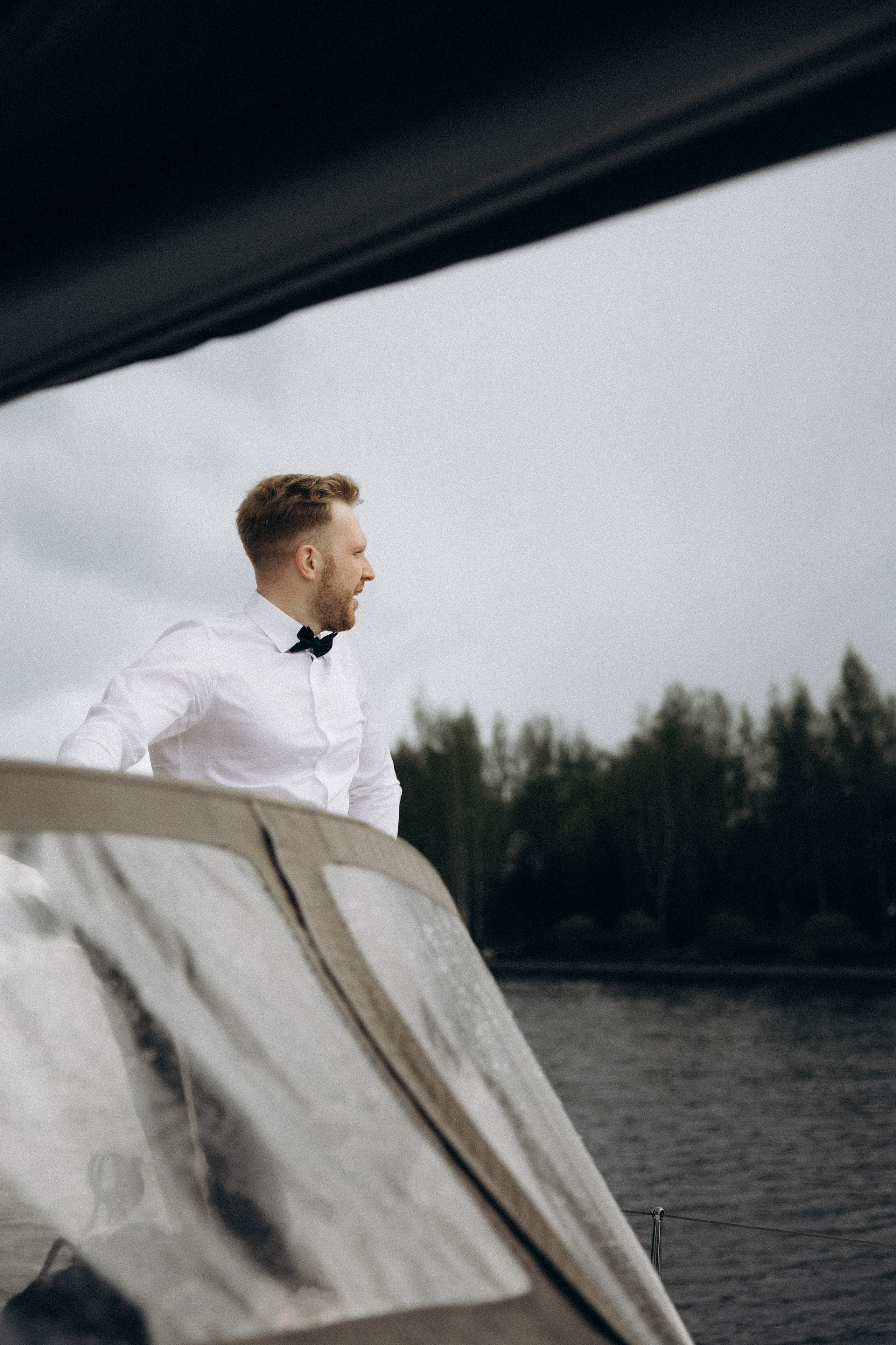 Свадебная фотосъемка в Грибоедовском ЗАГСе Москвы и на яхте