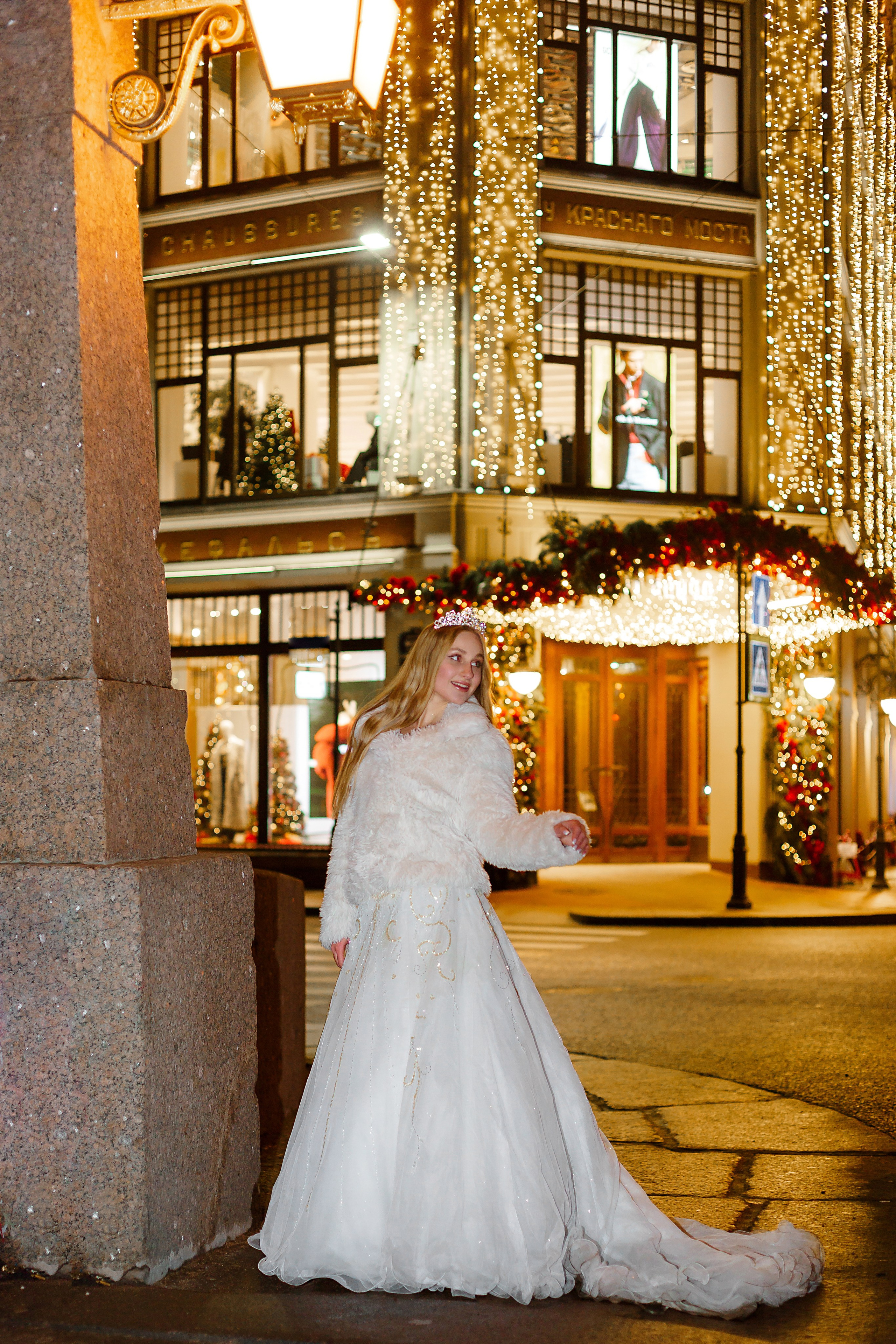 Прогулка по Новогоднему ночному Санкт- Петербургу. Свадебный и семейный фотограф Спб Бошман Ирина
