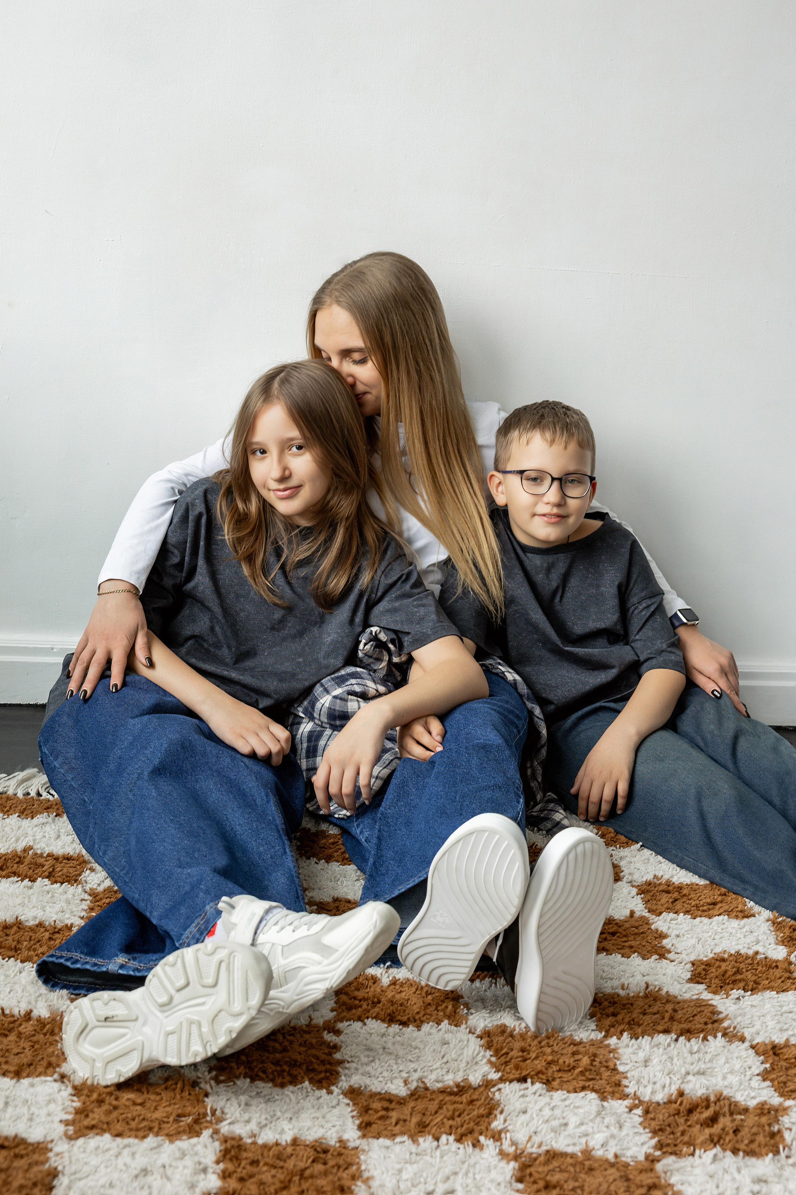 Мама и дети. Фотограф Екатерина Голицына