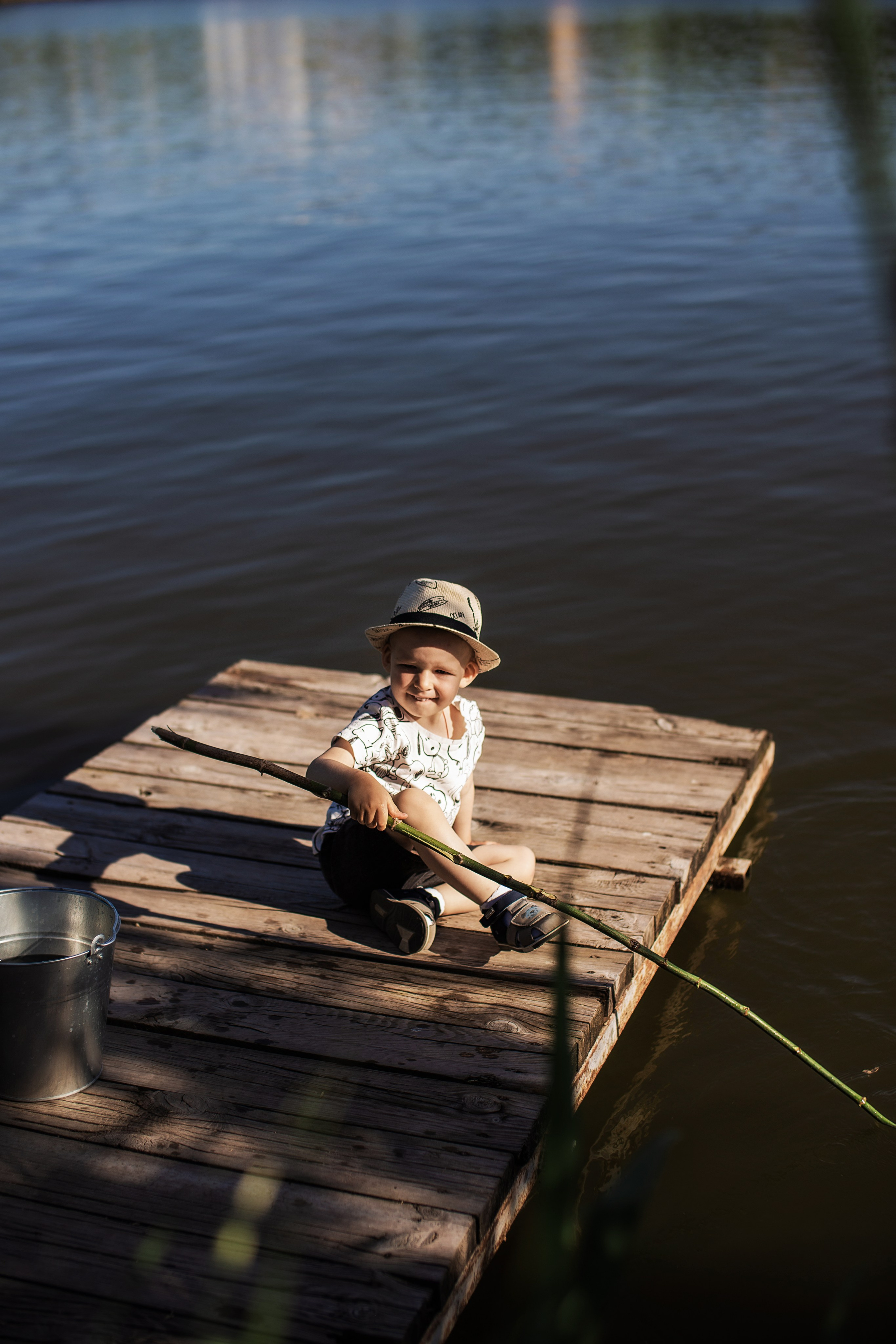 На рыбалке. Семейный фотограф в Саратове
