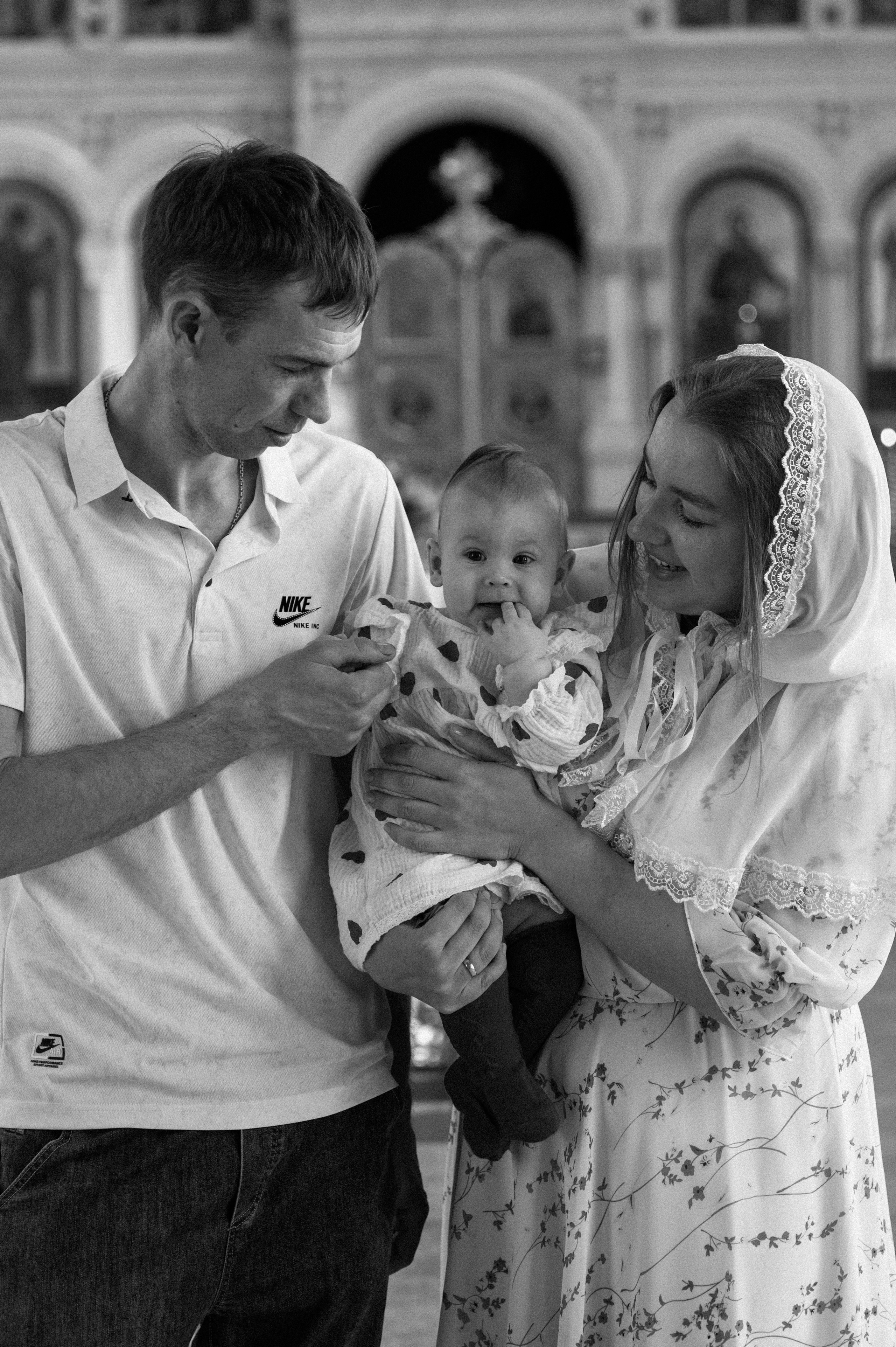 Таинство Крещения Дарьи (Храм Преполовения Пятидесятницы). Фотограф Ярута Оксана / Ростов-на-Дону